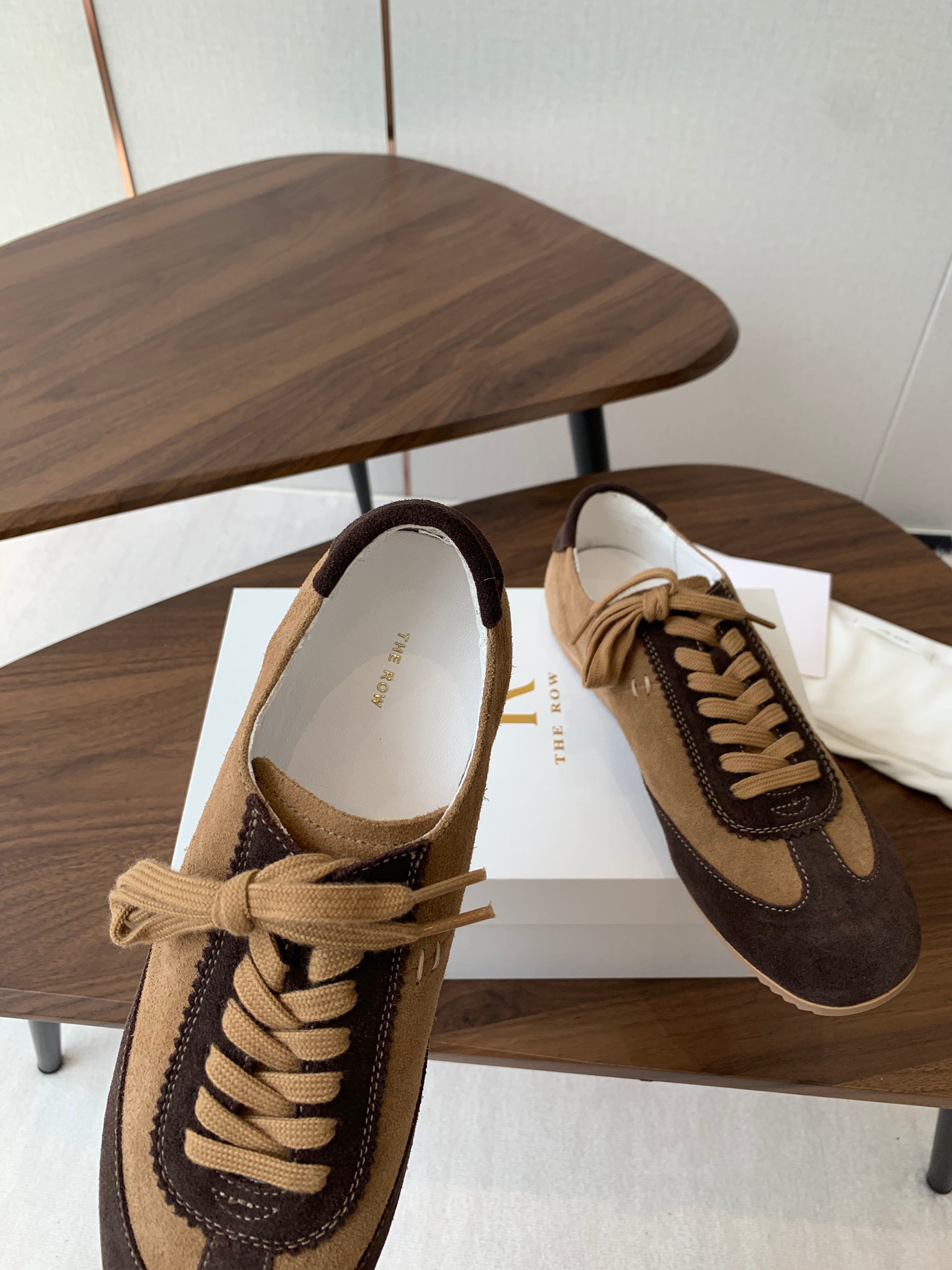 The Row Sneakers Brown And Chocolate Cow Suede 334524