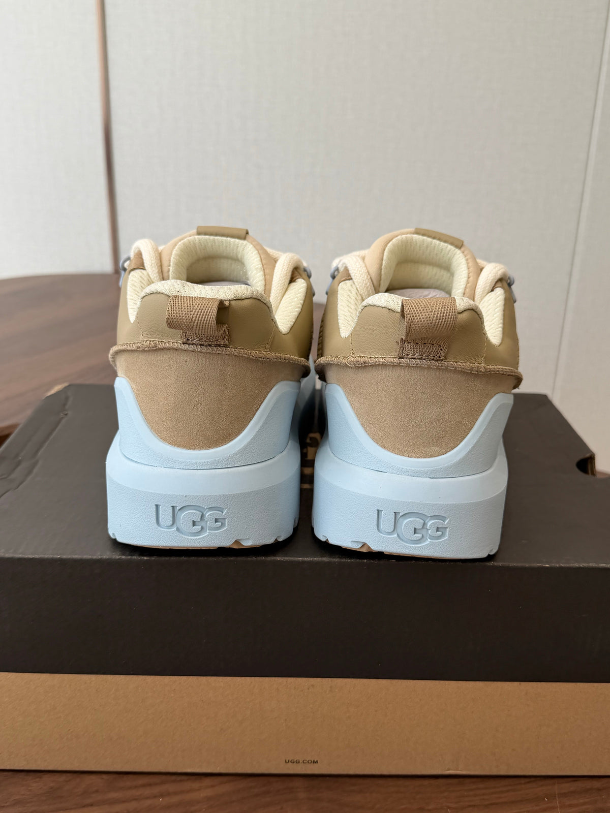 UGG Heritage Utility Sneaker Dark Chestnut Ice Blue 1170910