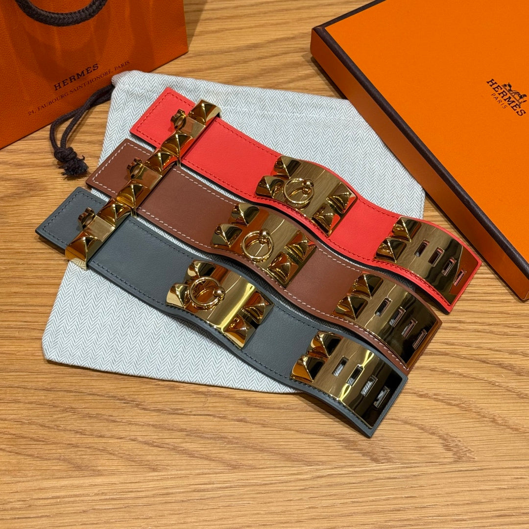 HM Collier De Chien 24 Bracelet Leather 216635
