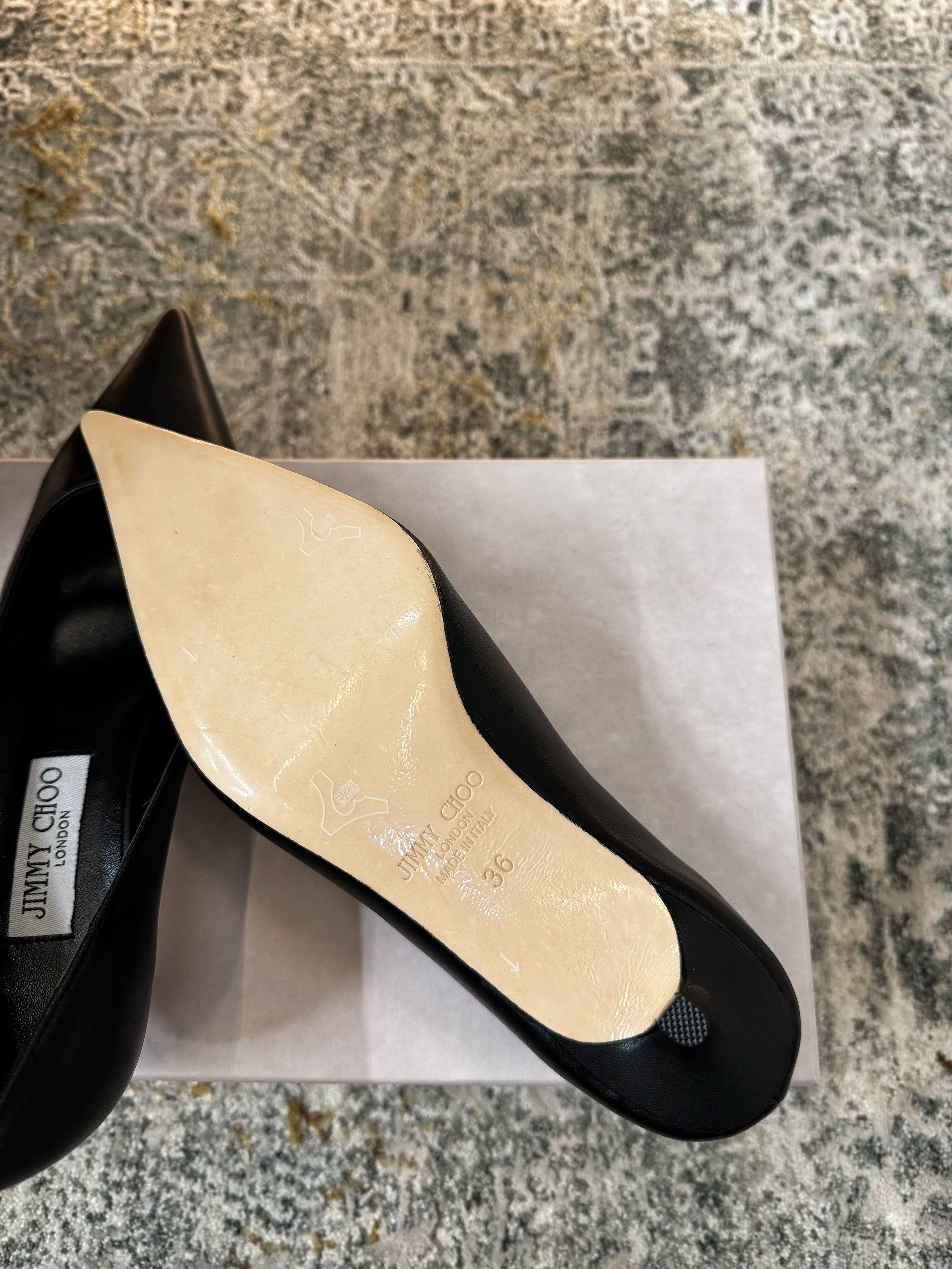 Jimmy Amelia Pumps 35mm Black Sheepskin 430937