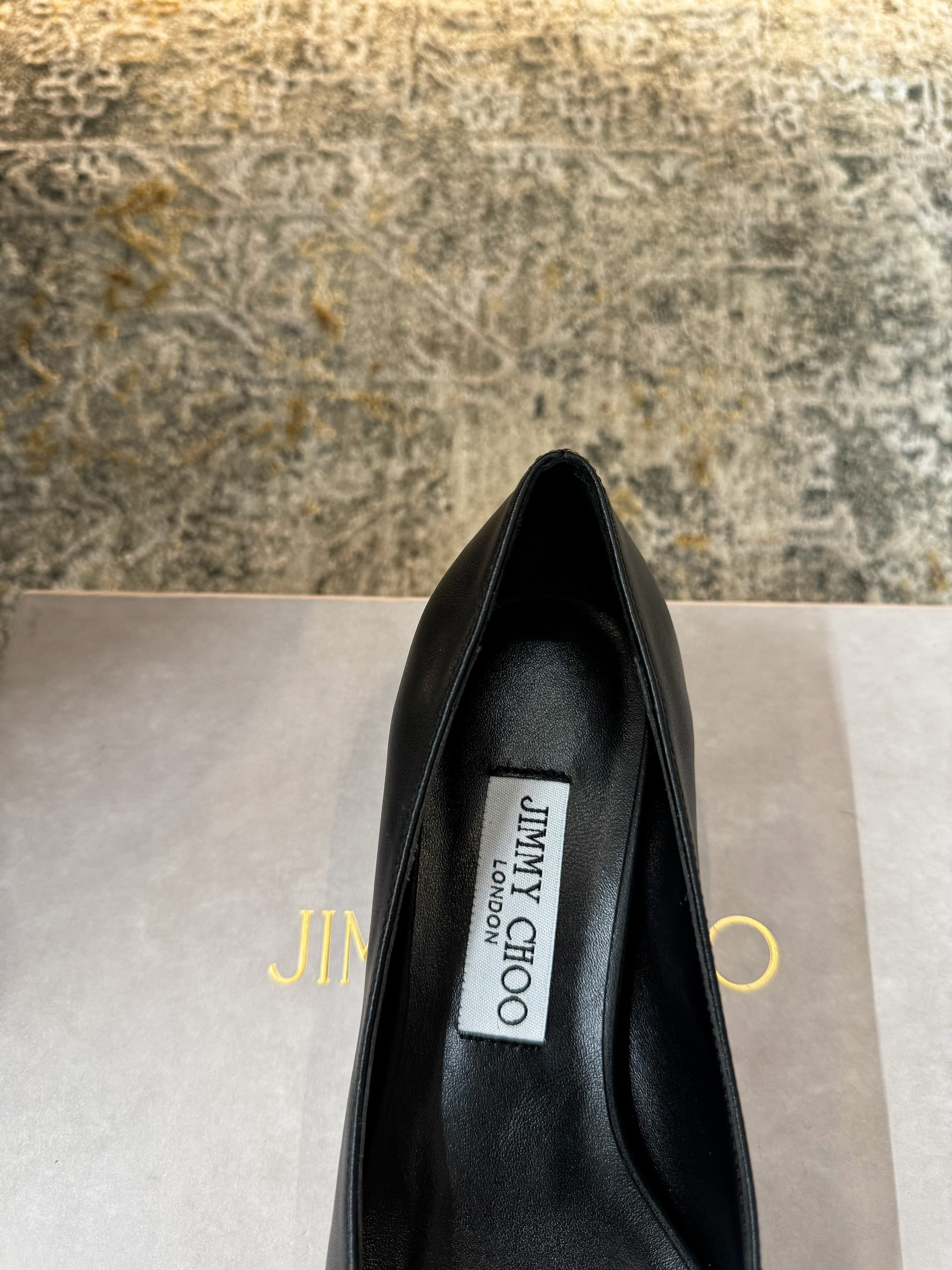 Jimmy Amelia Pumps 35mm Black Sheepskin 430937