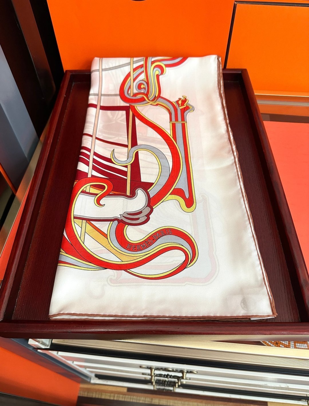HM Scarf 90x90 Colorful Twill Silk 511161