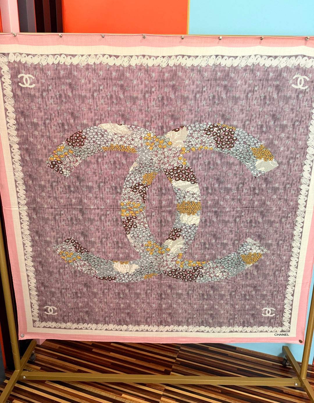 CC 26s Scarf 140 In Cashmere And Silk 521955