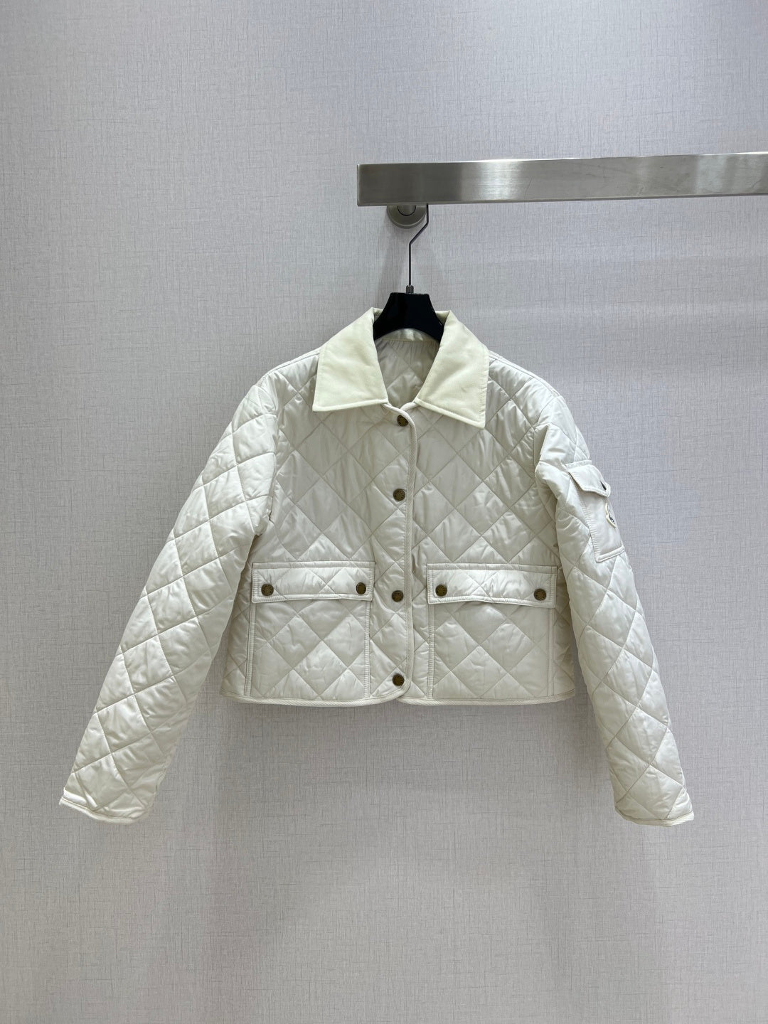 MC Chitre Jacket White Polyester Fiber