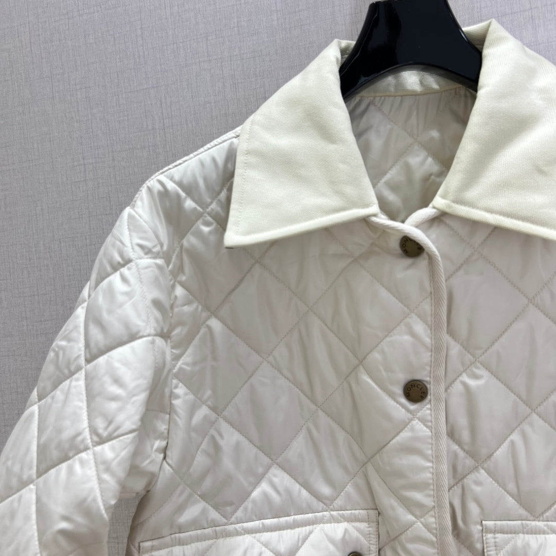 MC Chitre Jacket White Polyester Fiber