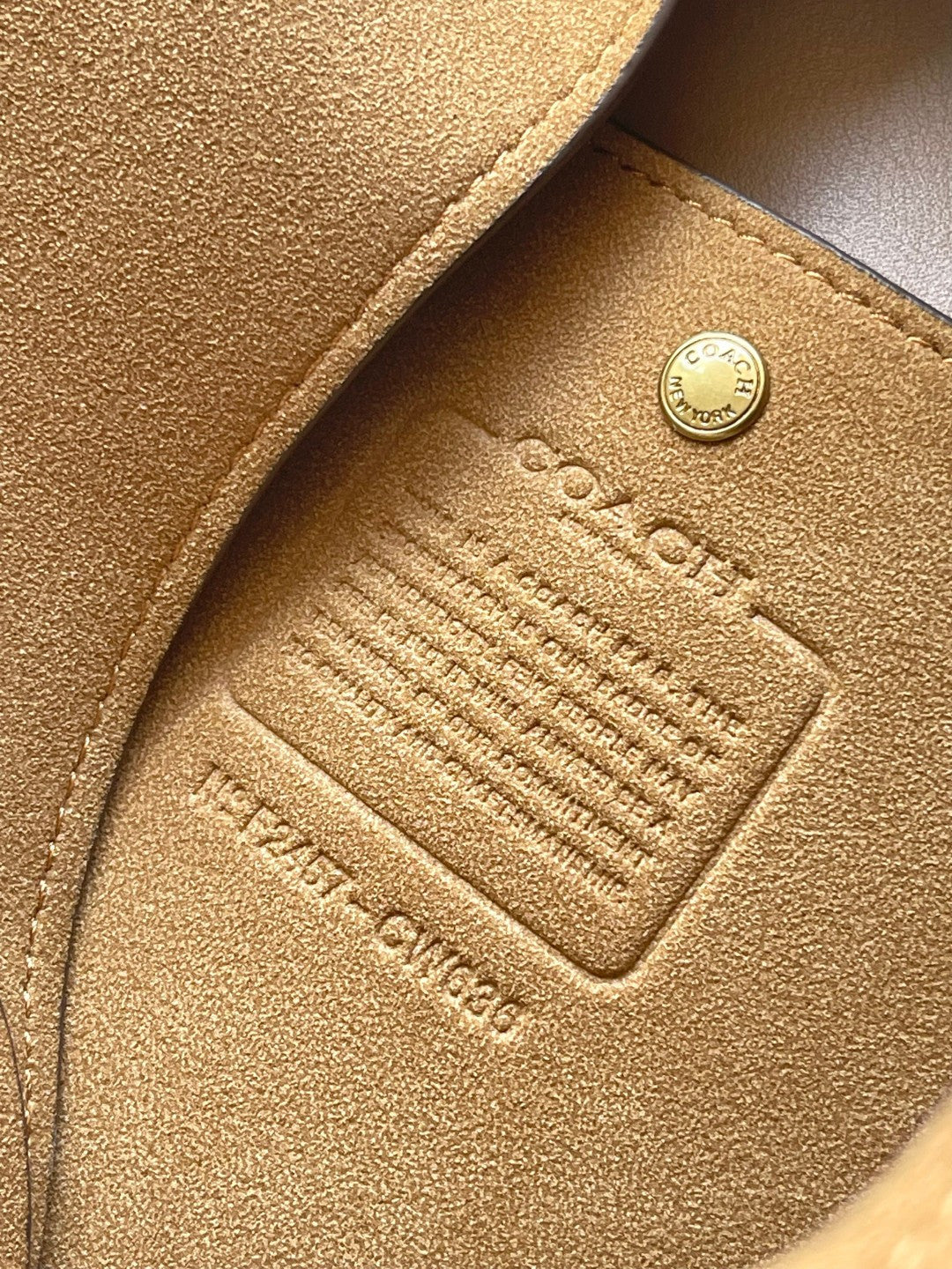Coach Brooklyn Shoulder Bag 39cm Dark Khahi Suede