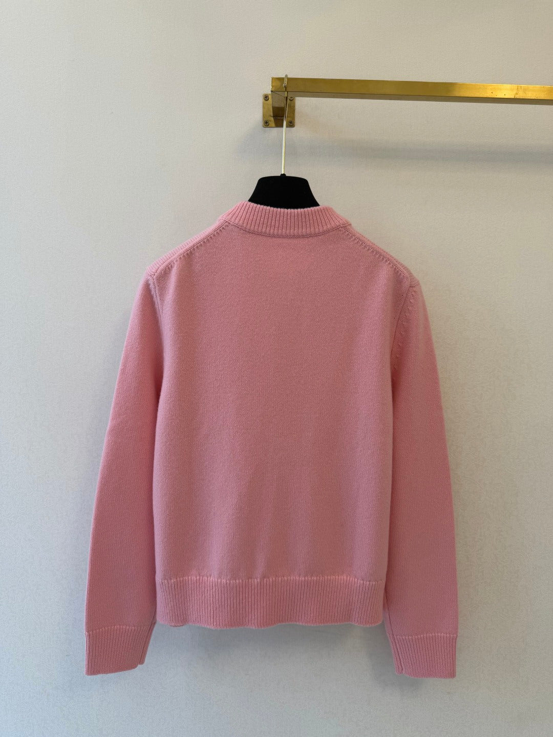 CC 26s Crew Neck Long-Sleeved Cardigan Wool 424817