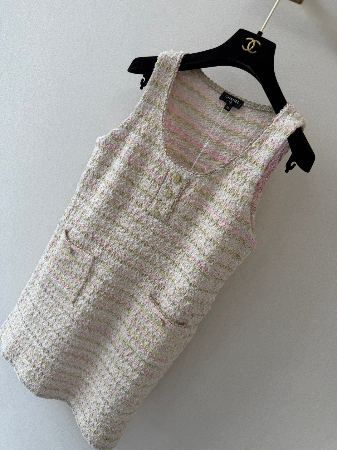 CC 26s Vest Dress Colorful Wool Nylon 424749
