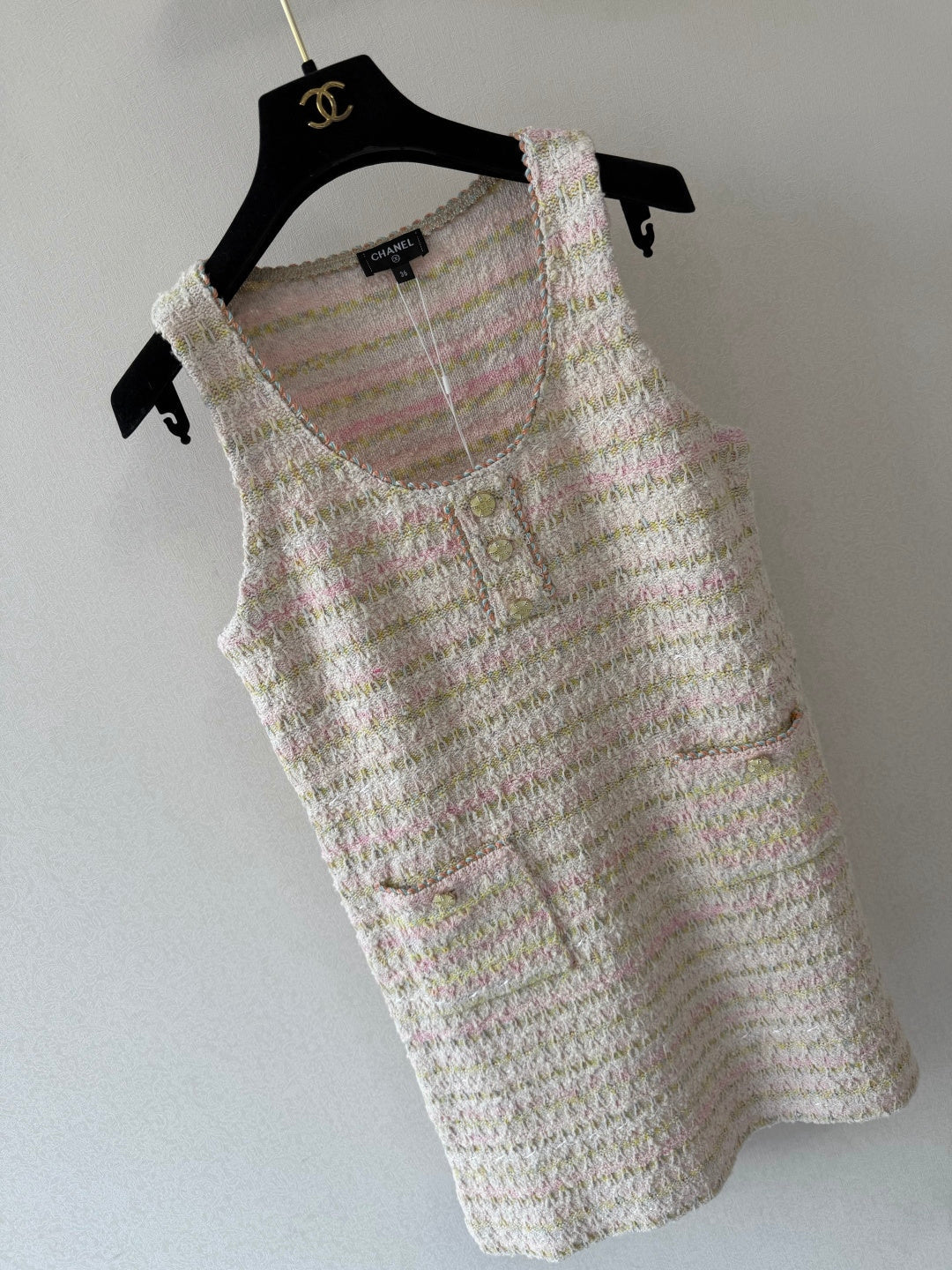 CC 26s Vest Dress Colorful Wool Nylon 424749