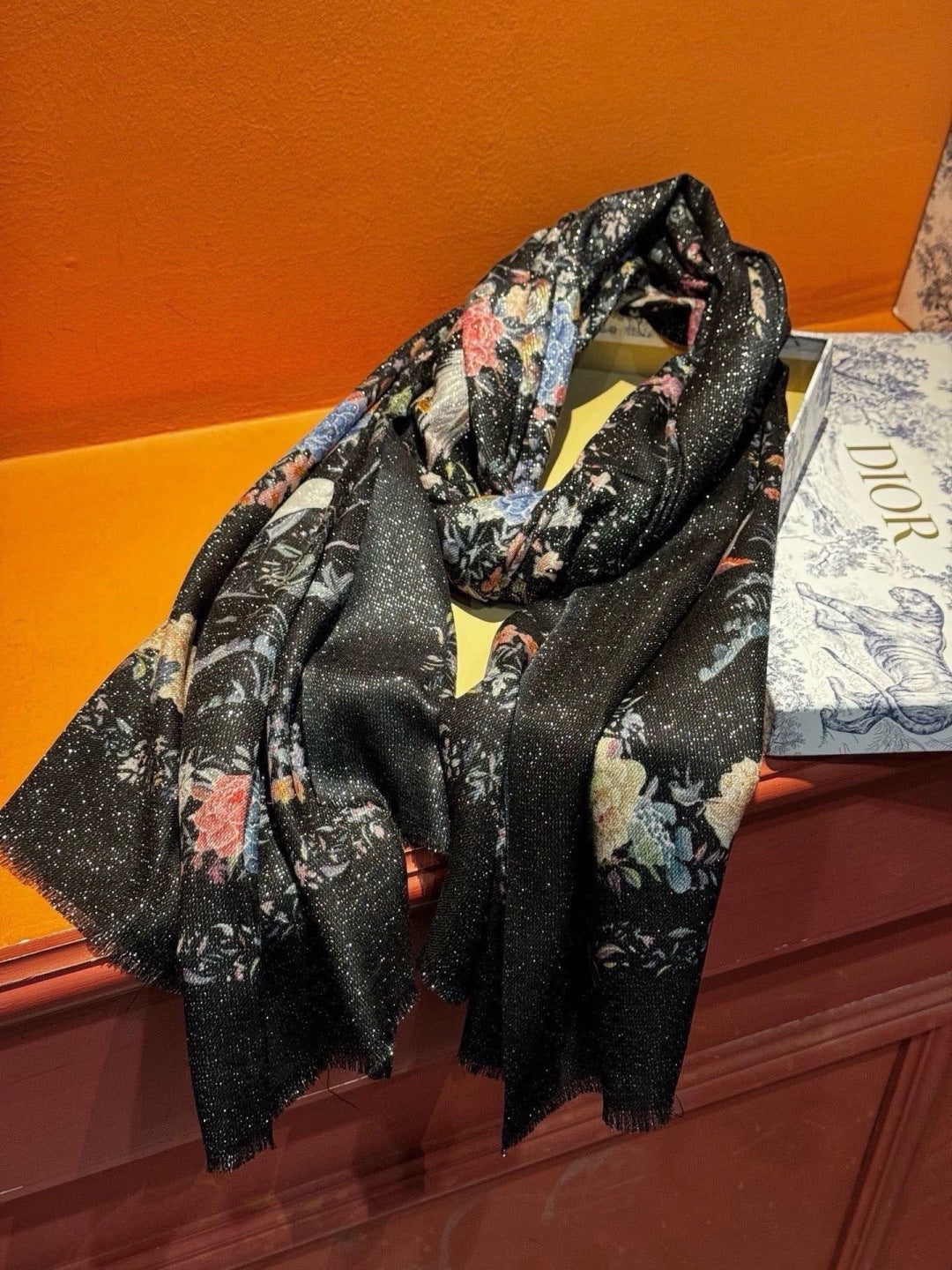 Dior 26s Scarf 140cm Silk & Cashmere 300233
