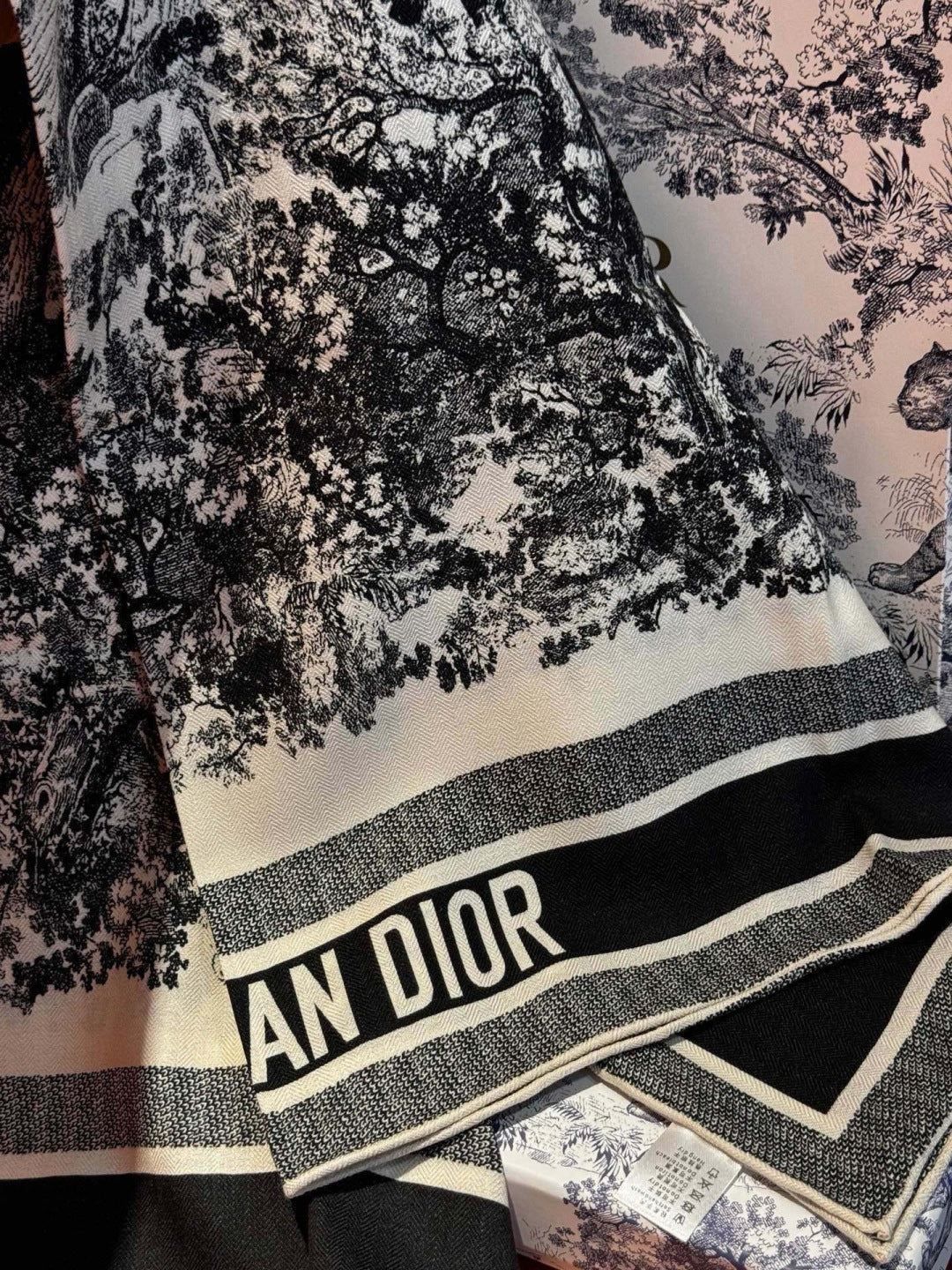 Dior 26s Scarf 140cm Silk & Cashmere 300235