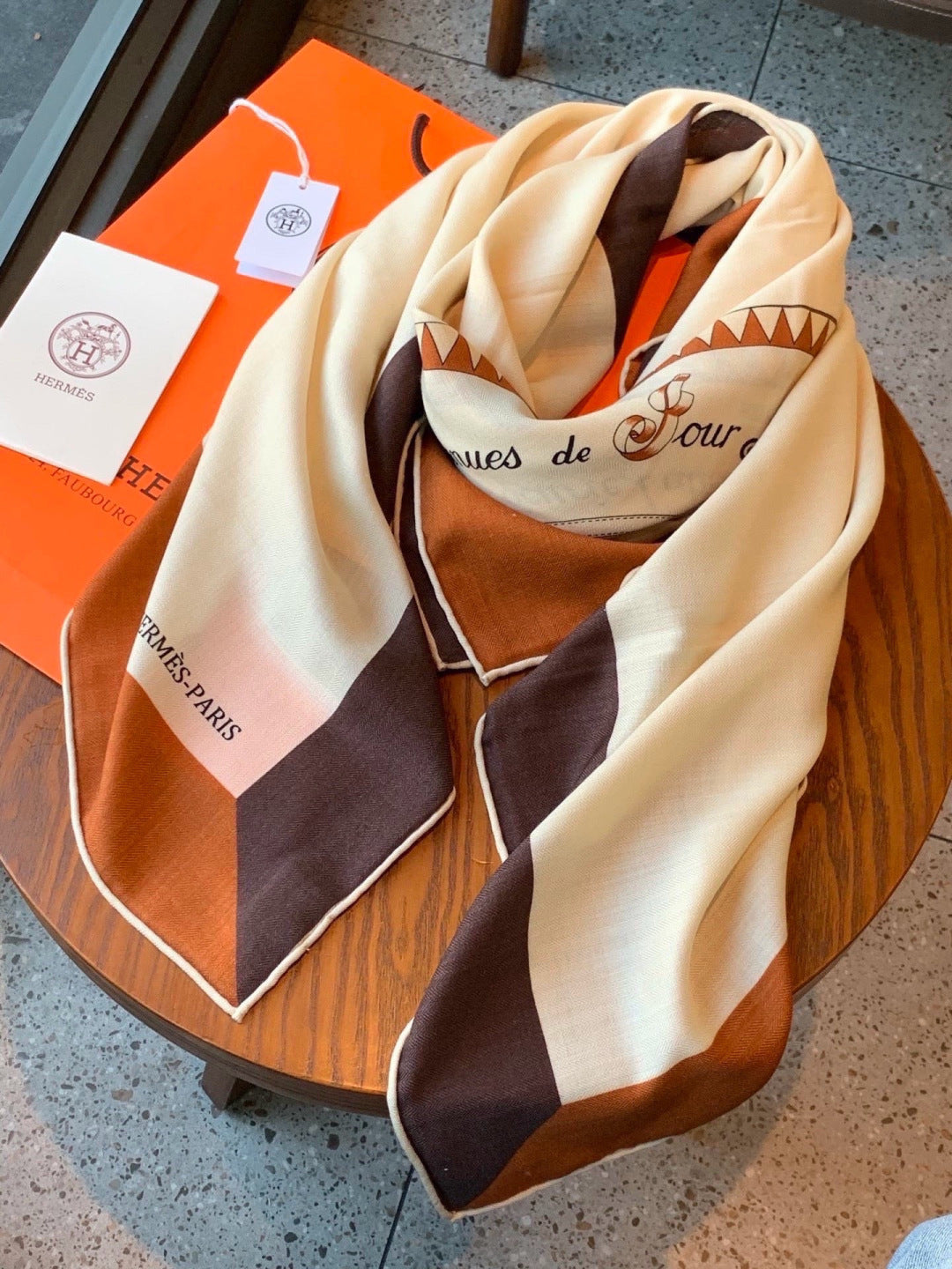 HM 26s Scarf 140 In Cashmere And Silk 304243