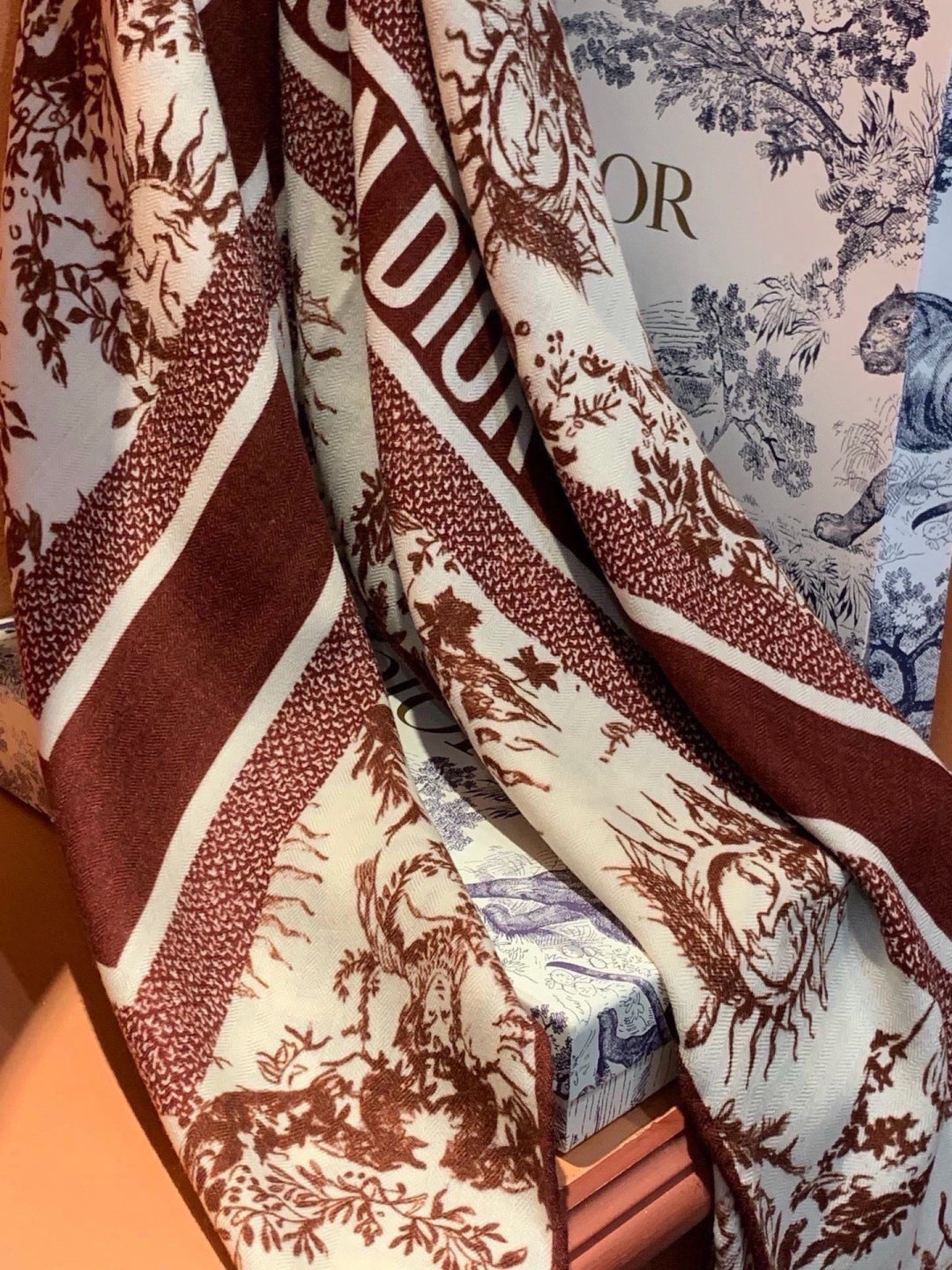 Dior 26s Scarf 140cm Silk & Cashmere 304710