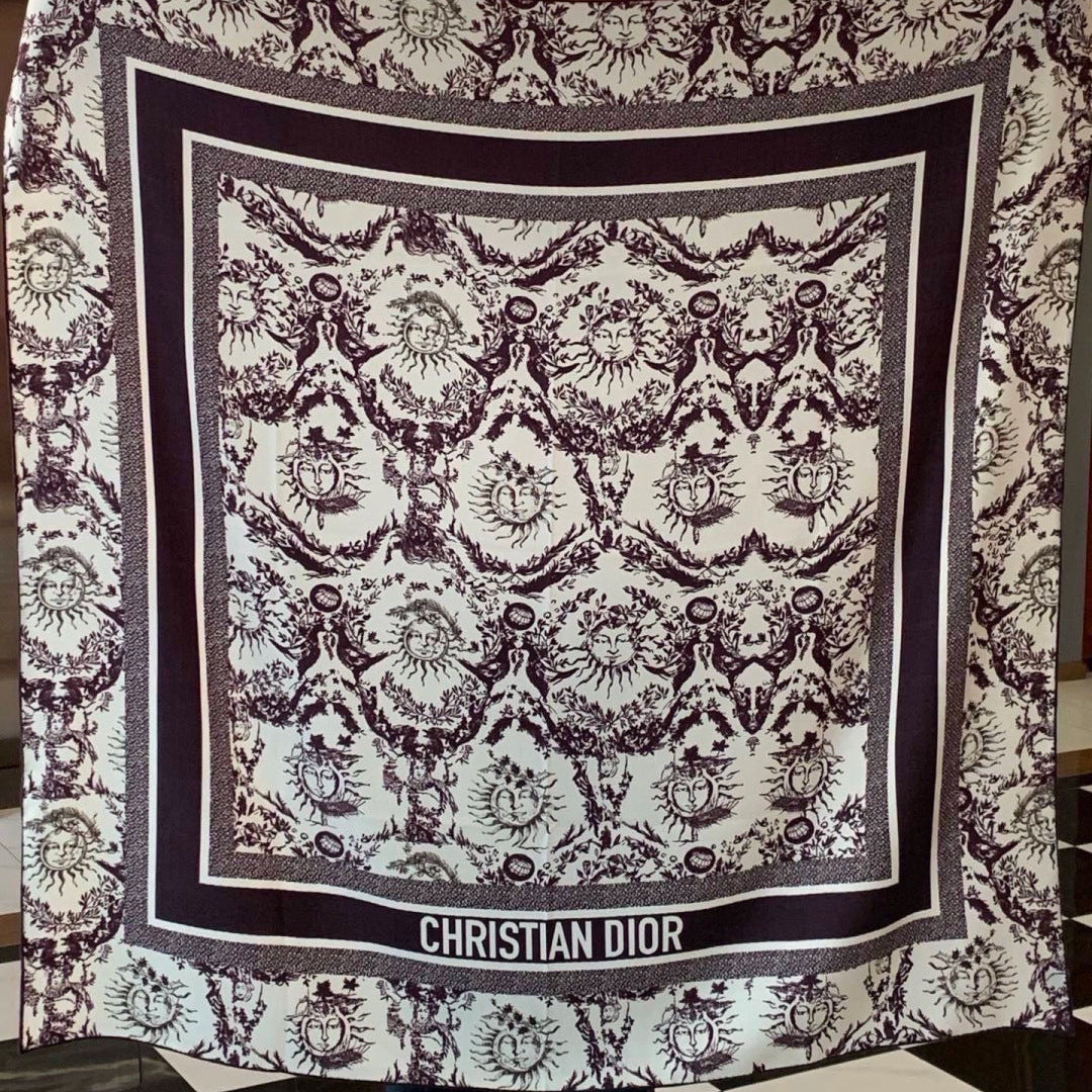 Dior 26s Scarf 140cm Silk & Cashmere 304711