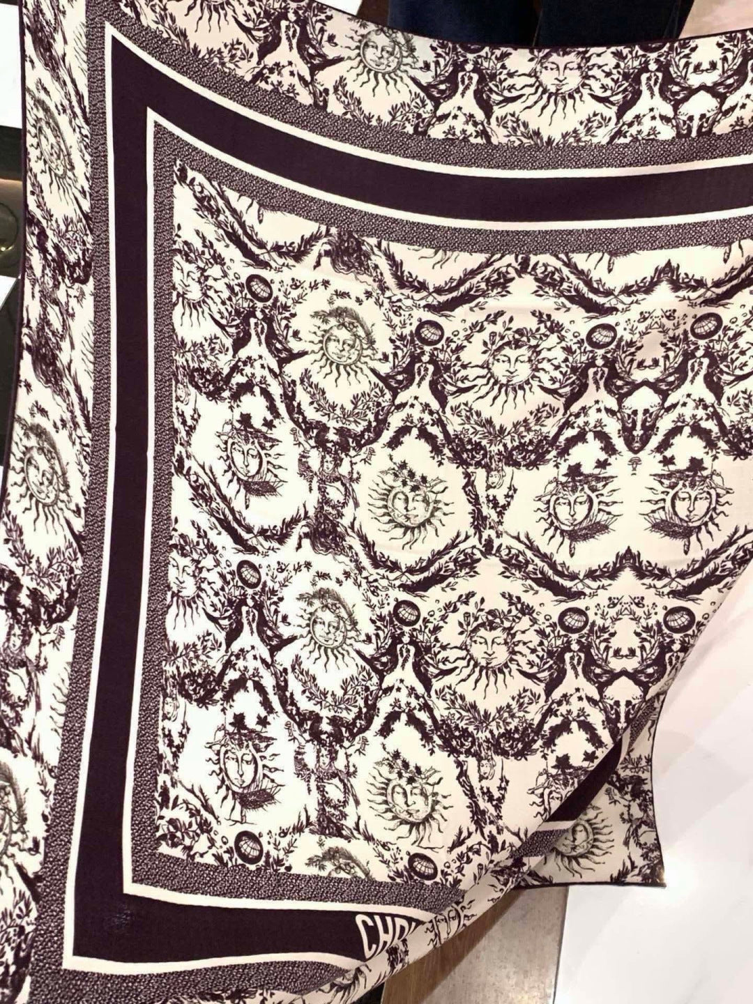 Dior 26s Scarf 140cm Silk & Cashmere 304711