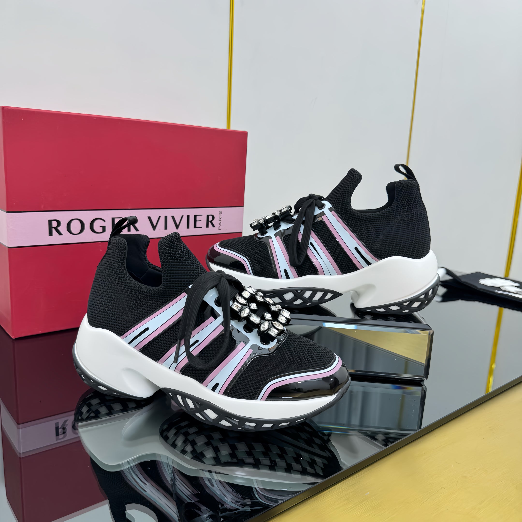 Viv 25 Motor Sneaker Black Special Mesh 250502