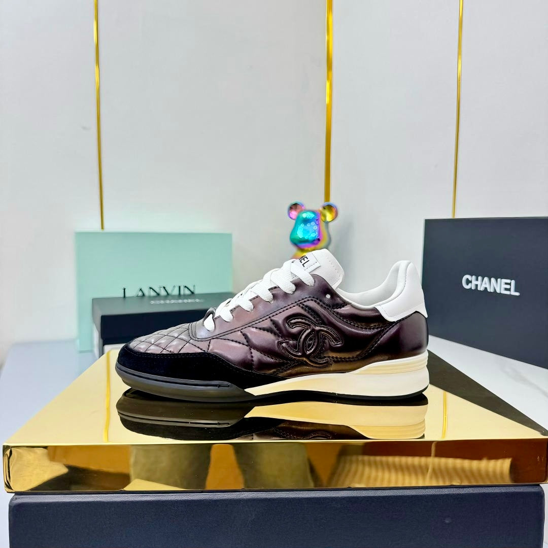 CC 25 Trainers Black & Purple Cowhide 413832