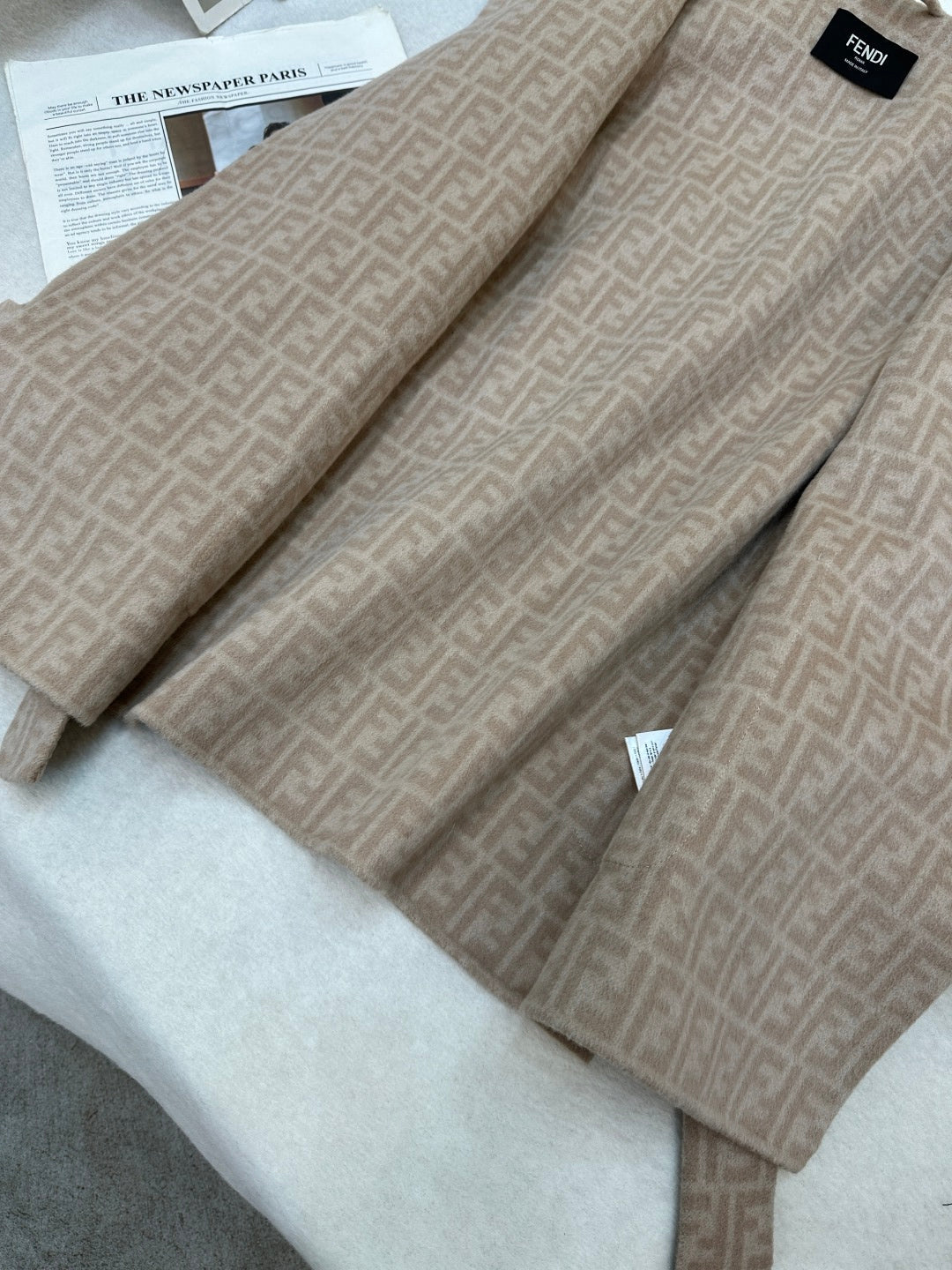 Fendi 25 Jacket Light Camel Wool 0014