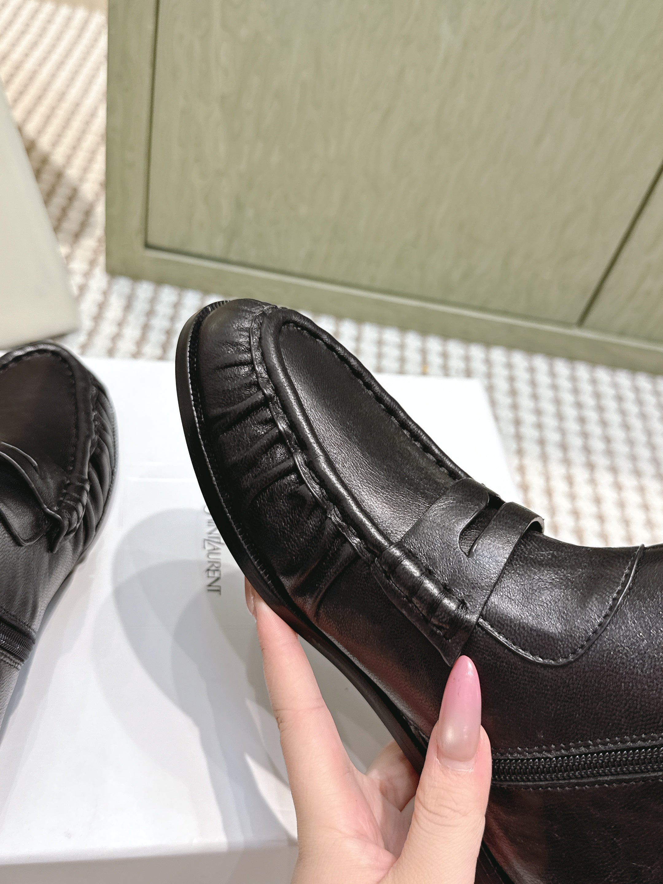 YSL 2025 High-top Boot Black Calfskin 569419