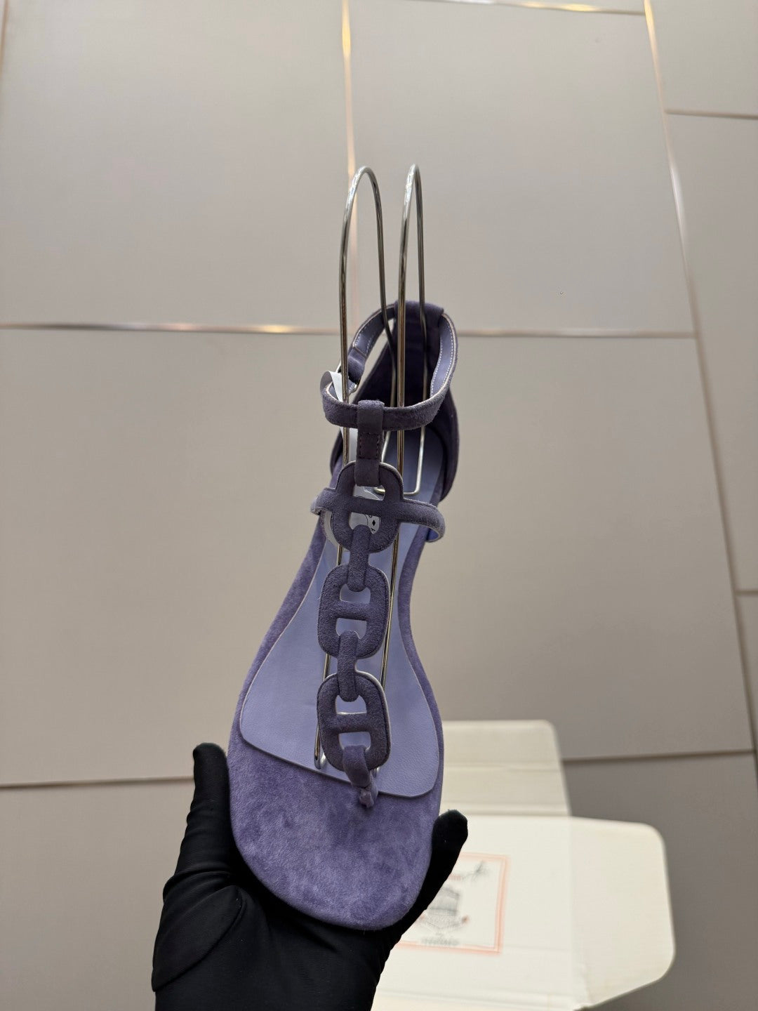 HM Milos Sandal Purple Suede 829169