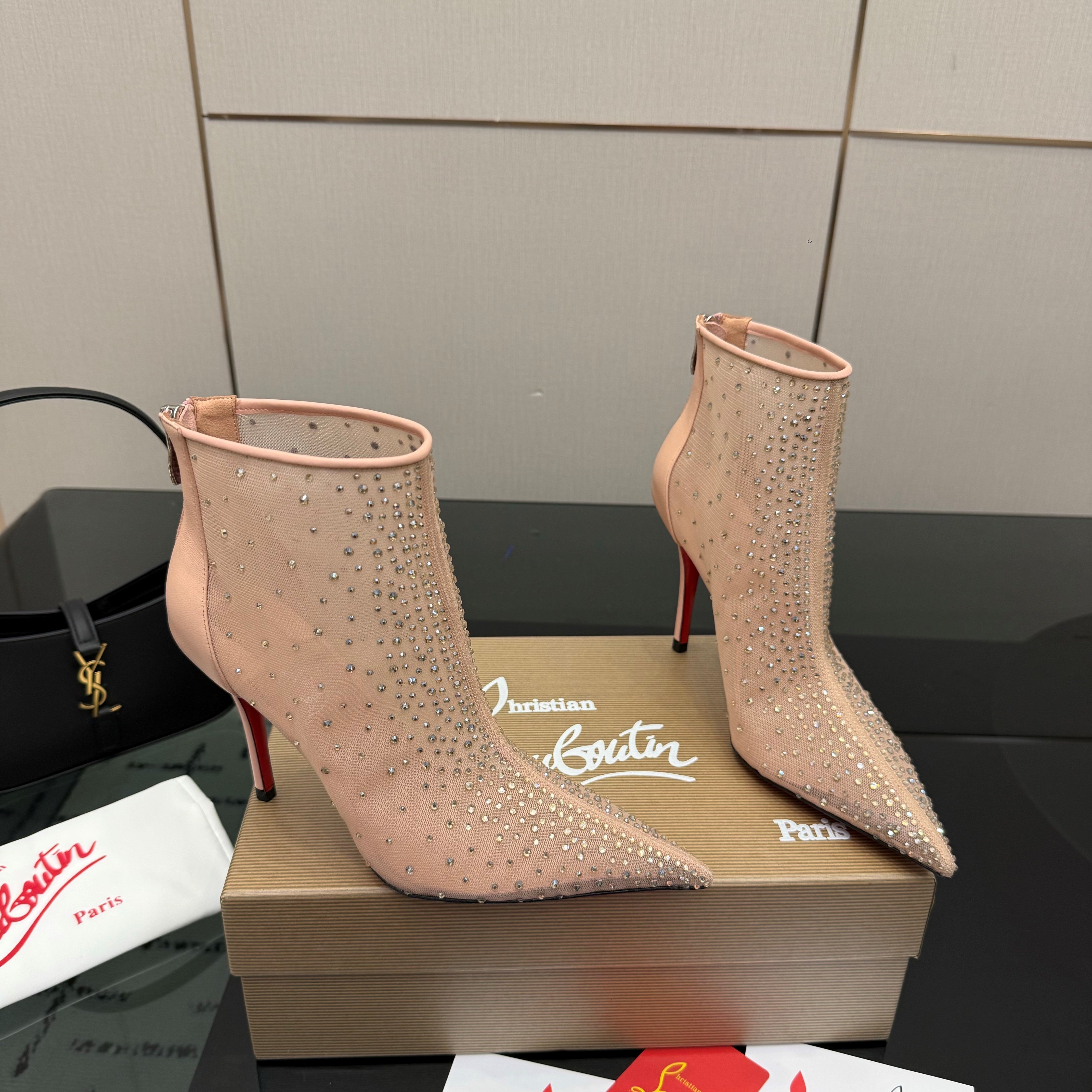 CL 26s Thea Ankle Boots 10cm Mesh 828168