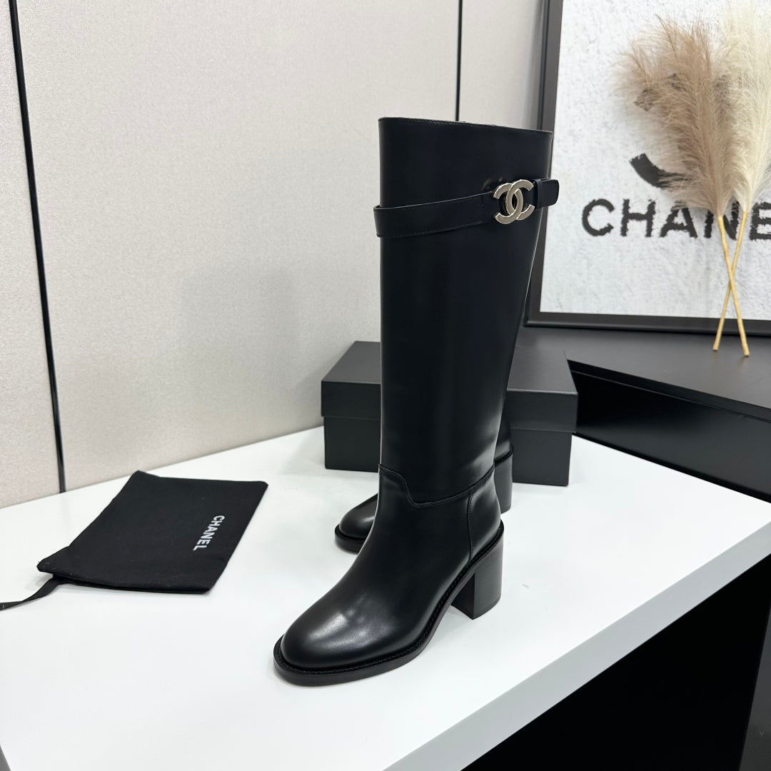 CC FW 2026 Long Boot Black Cowhide 925682