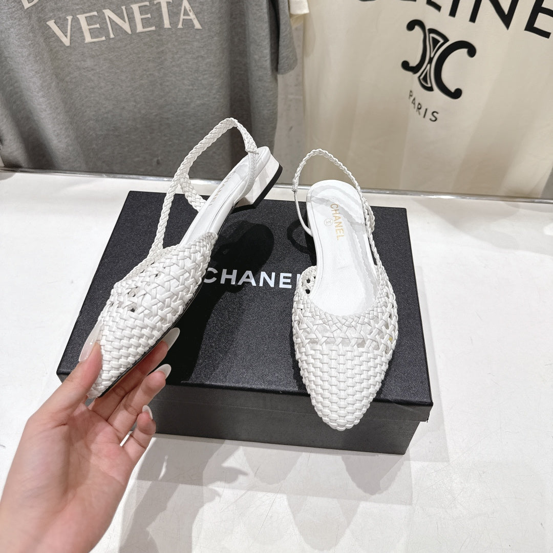 CC 26s Slingback Flat White Distinct Woven 888091