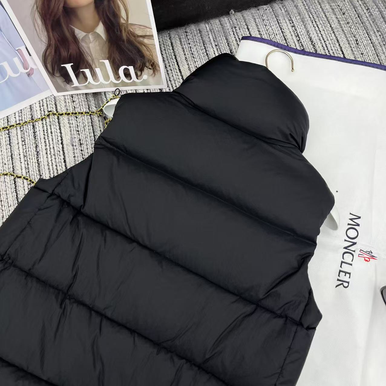 MC Baise Down Gilet Black Polyamide Nylon