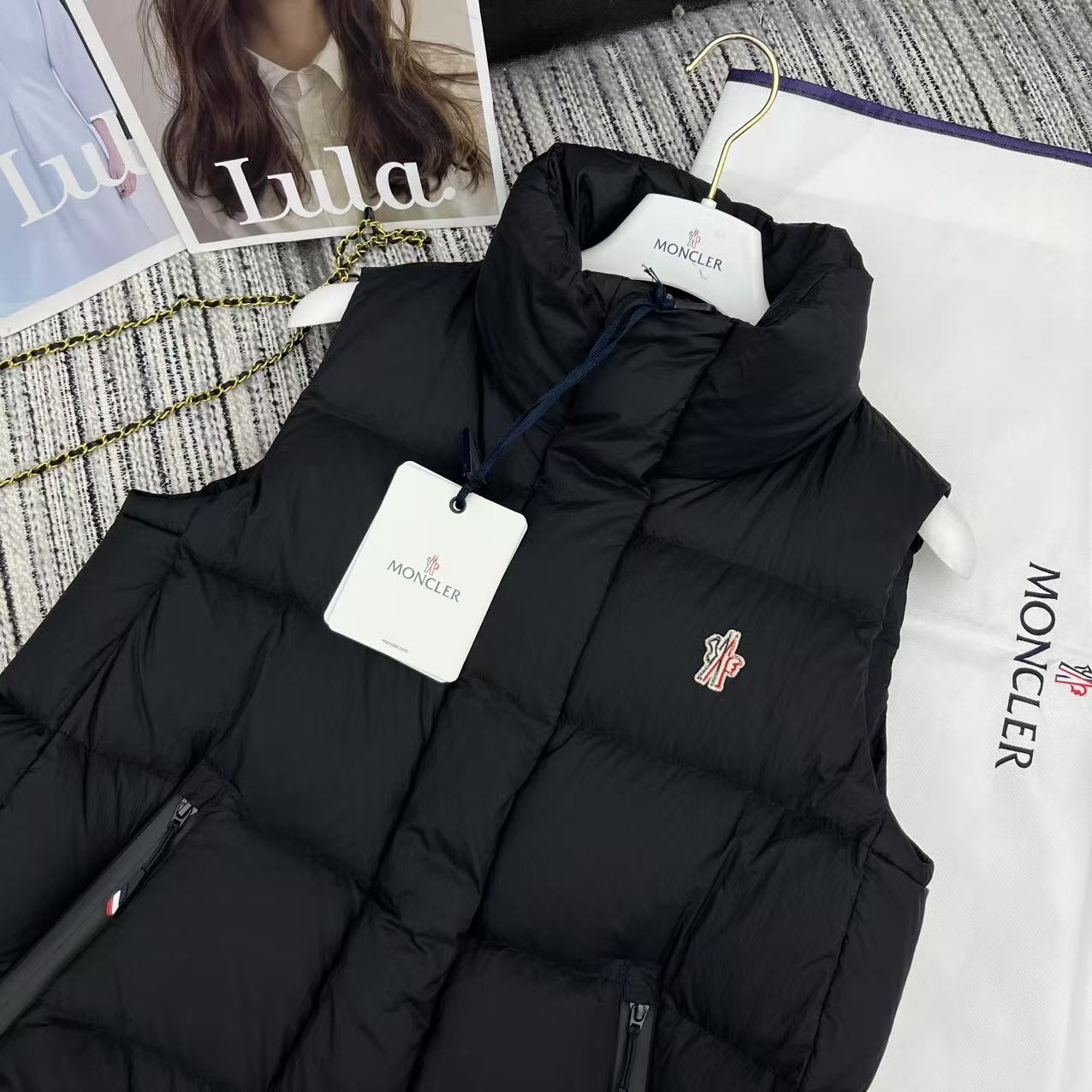 MC Baise Down Gilet Black Polyamide Nylon