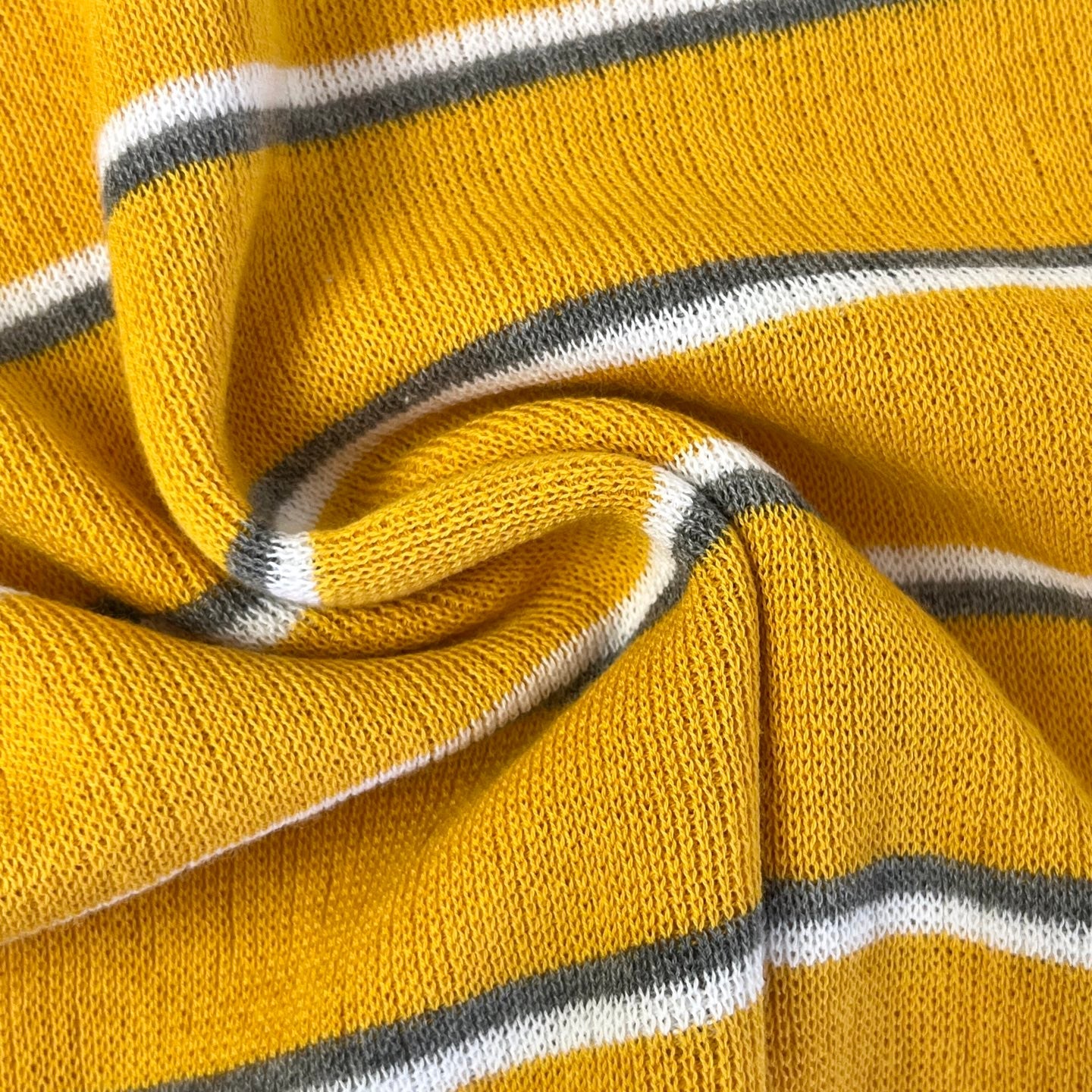 Miu 26s Knit Polo Shirt Yellow Cotton 423043