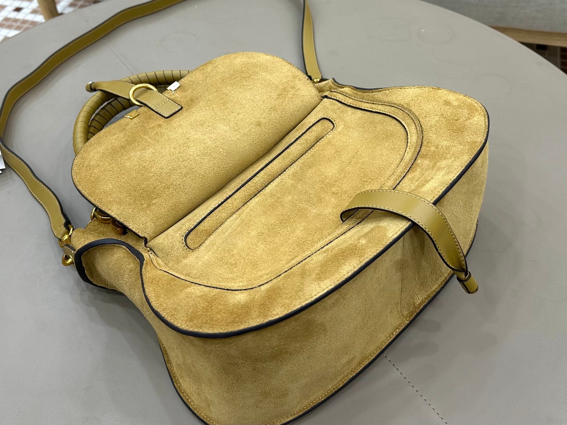Chloe Marcie Bag Khahi Suede 281272