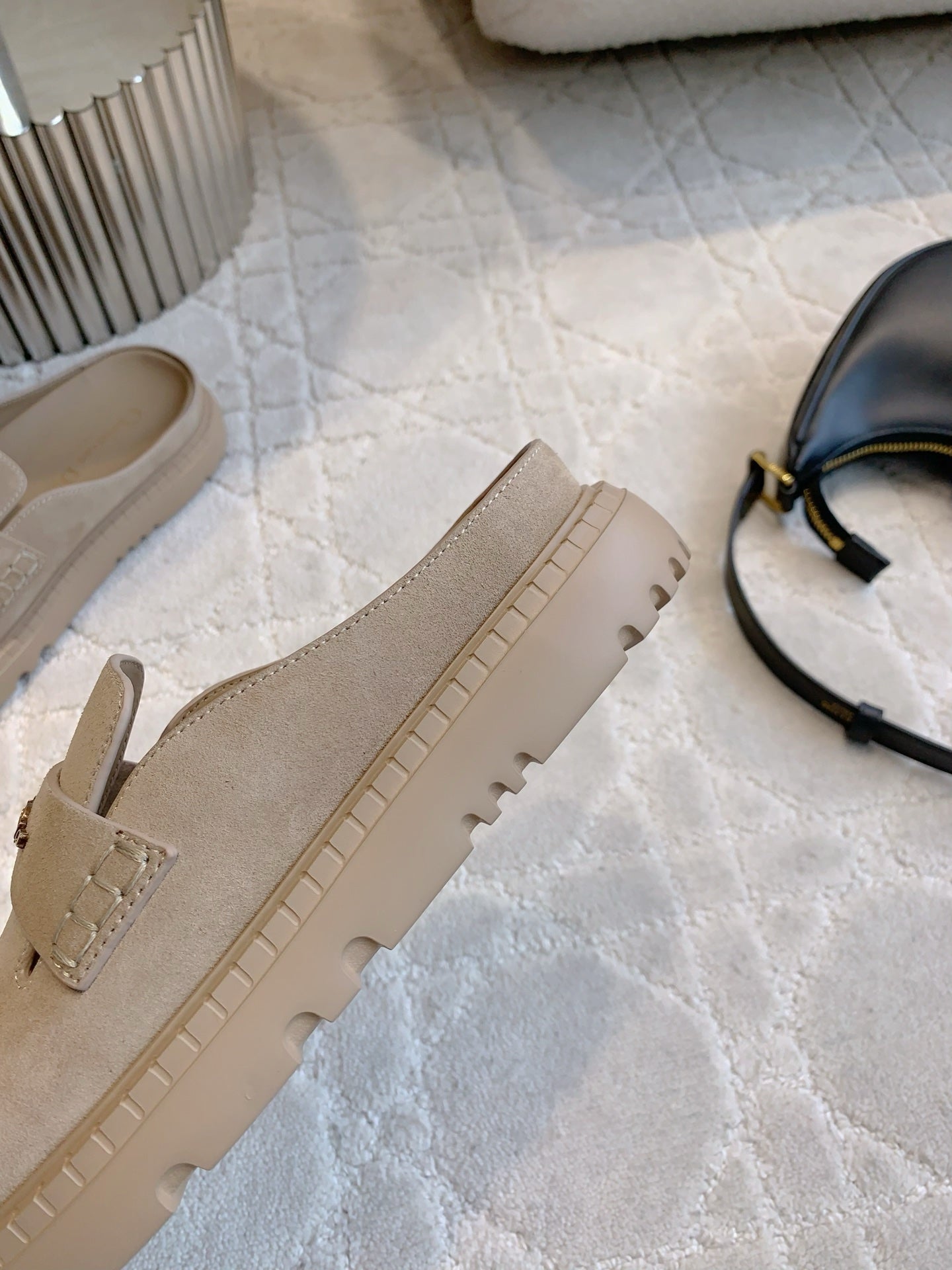 Dior Boy Mule Light Taupe Suede 615462