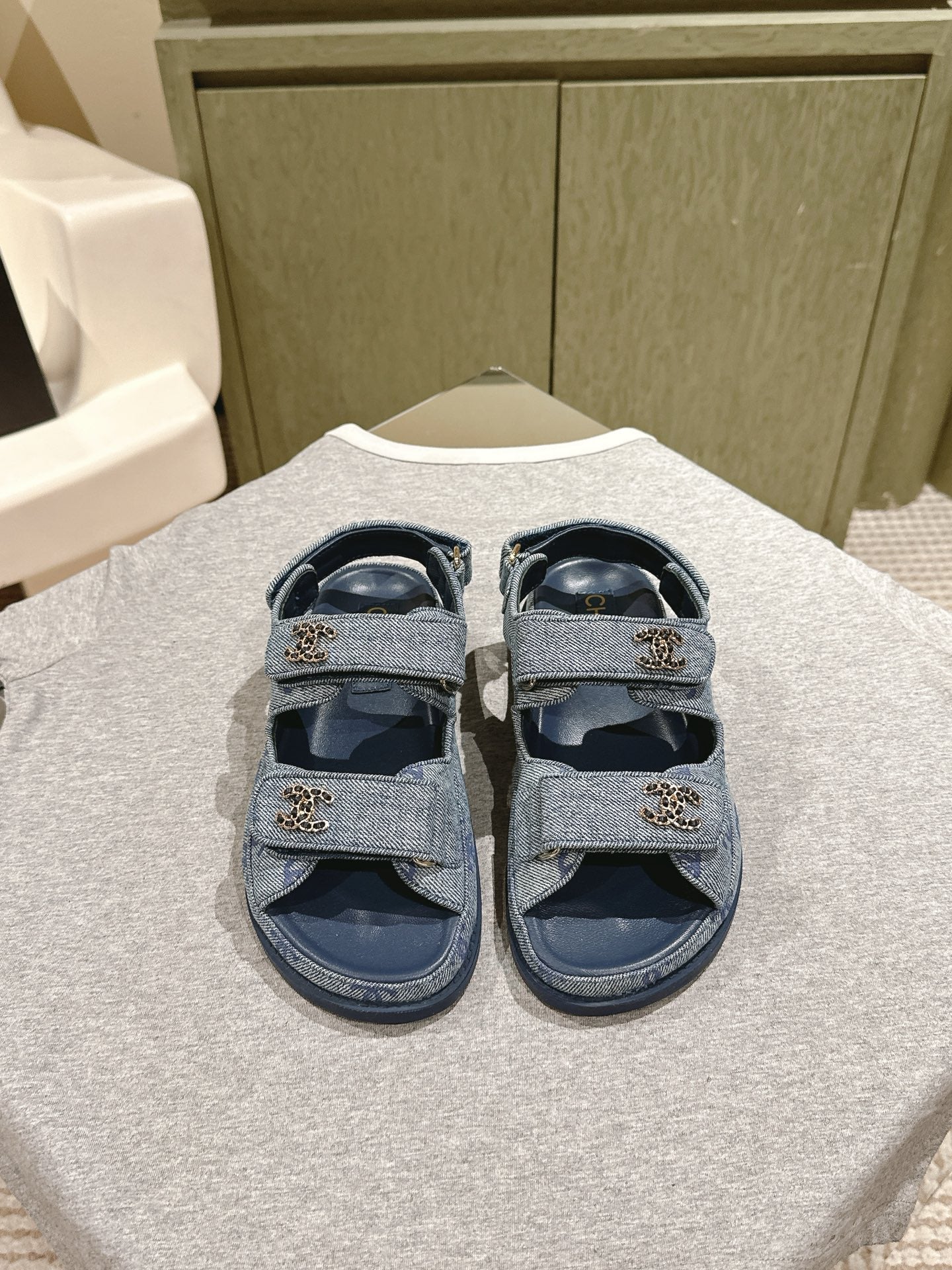 CC 25C Dad Sandals Blue Denim 462227