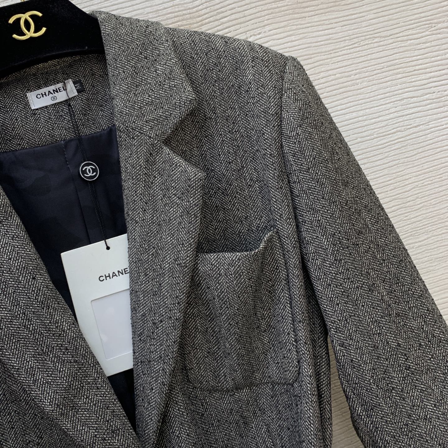 CC 26s Blazer Grey White Tweed 406355