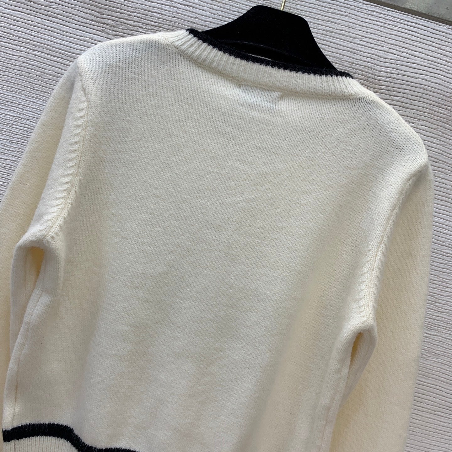 CC 26s Short Knit Cardigan Jacket White Wool 410589