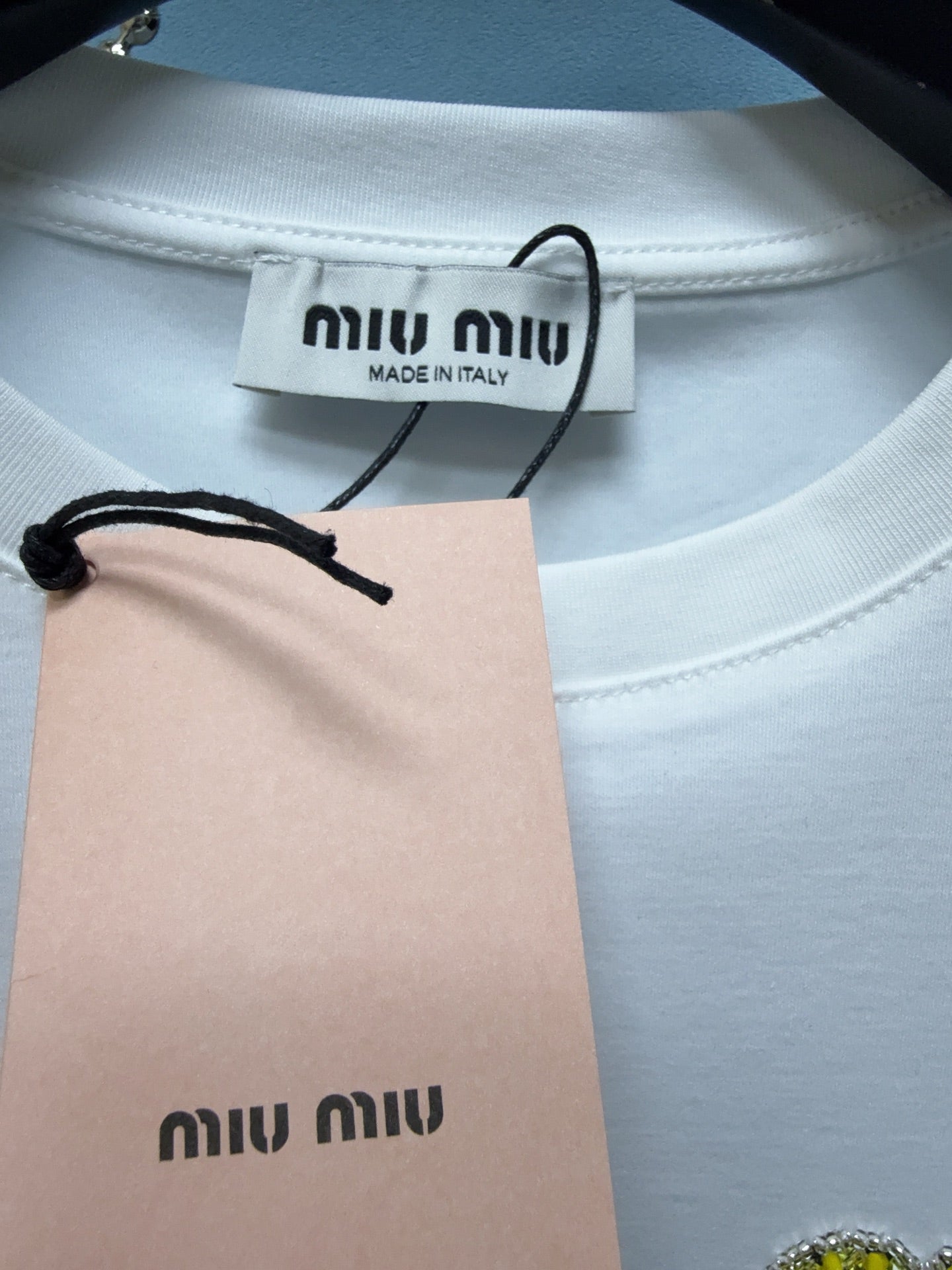 CD SS26 Crystal Logo T-shirt Cotton 351404