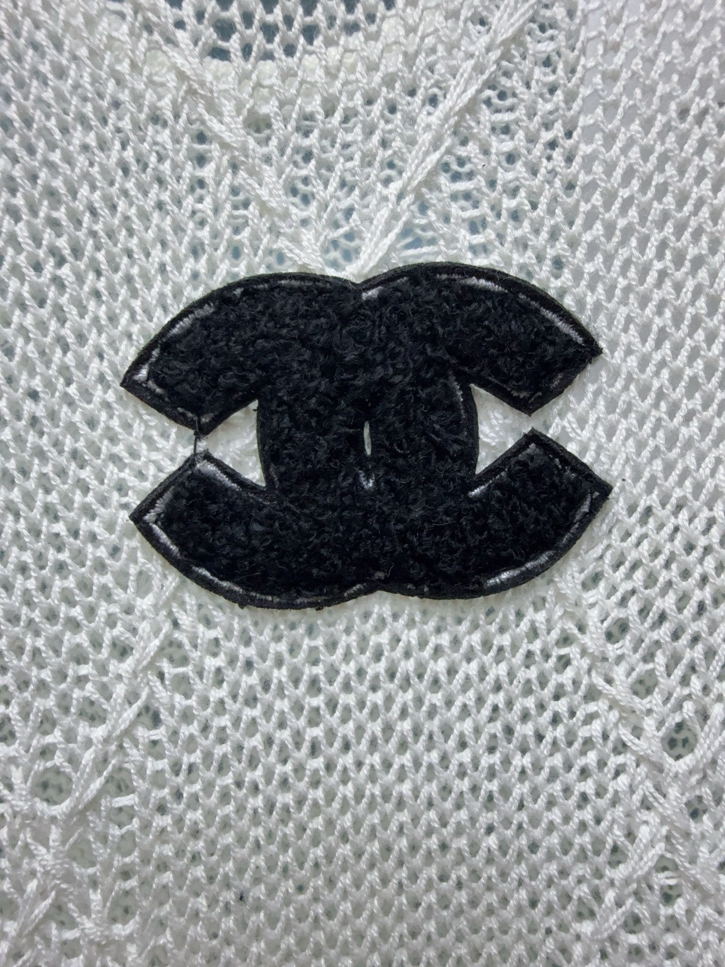 CC 26s Open-Knit Crewneck Sweater Wool 418025