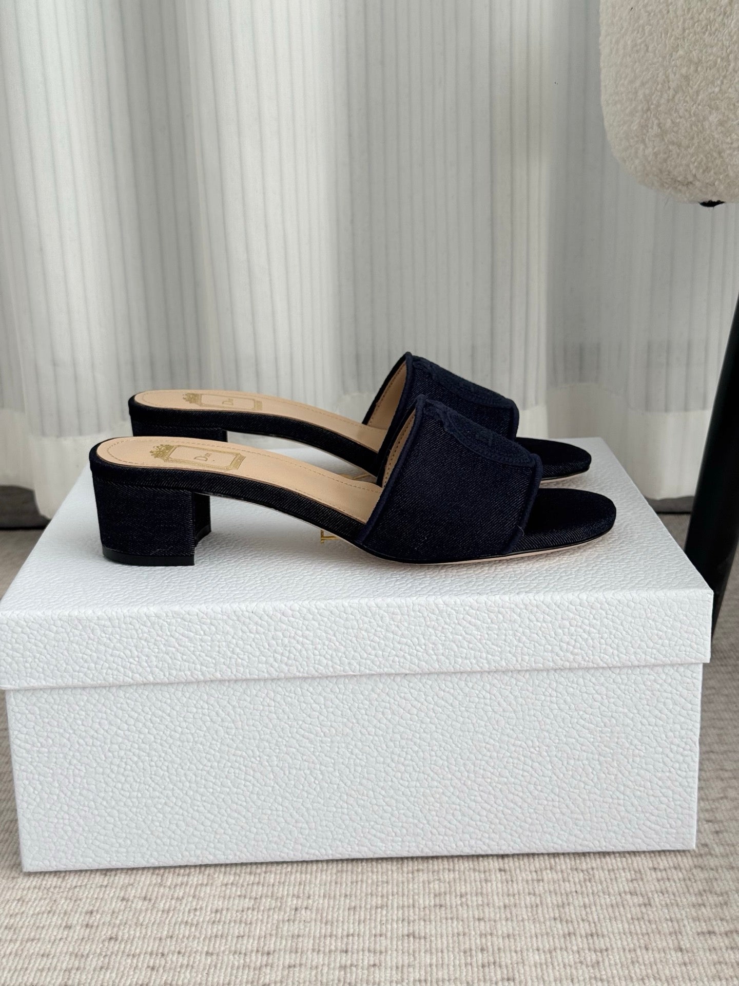 CD Médaillon Slide 4.5cm Dark Blue Denim 849737