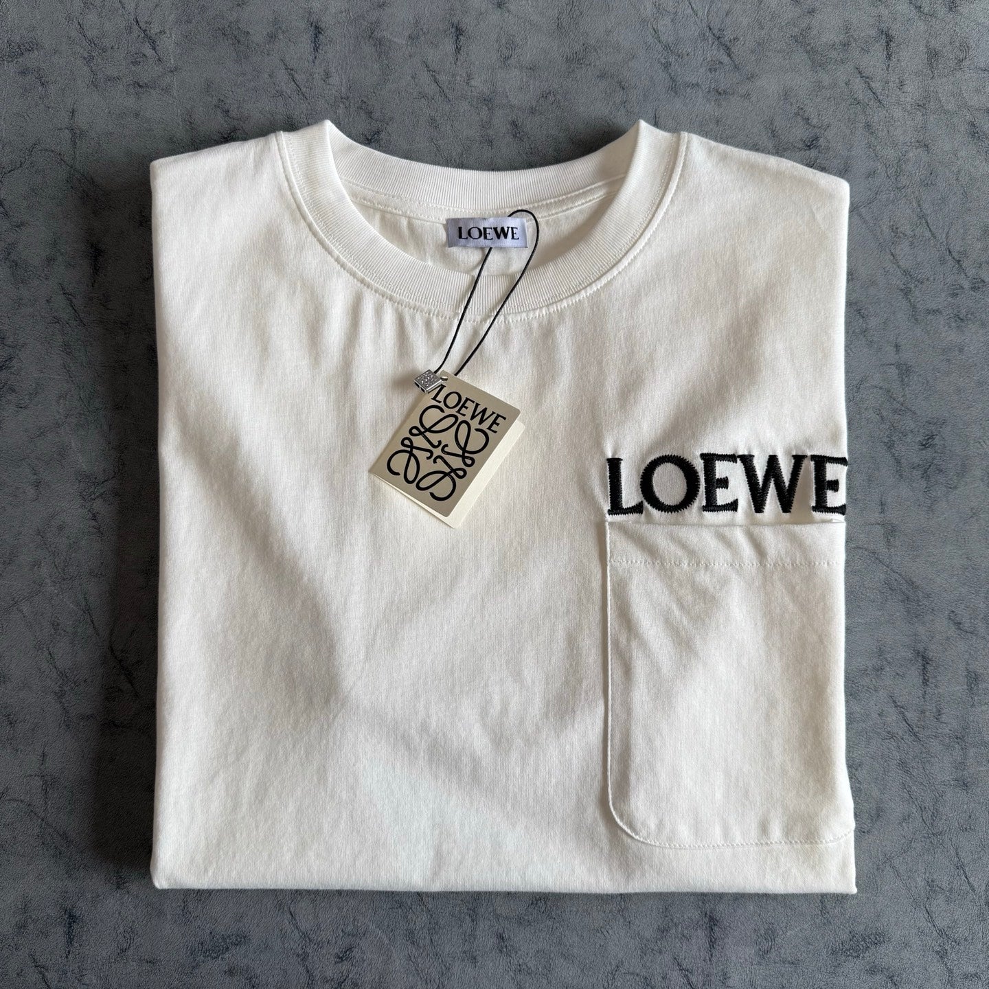 Loewe SS26 Chest-pocket Logo T-shirt Cotton 350465