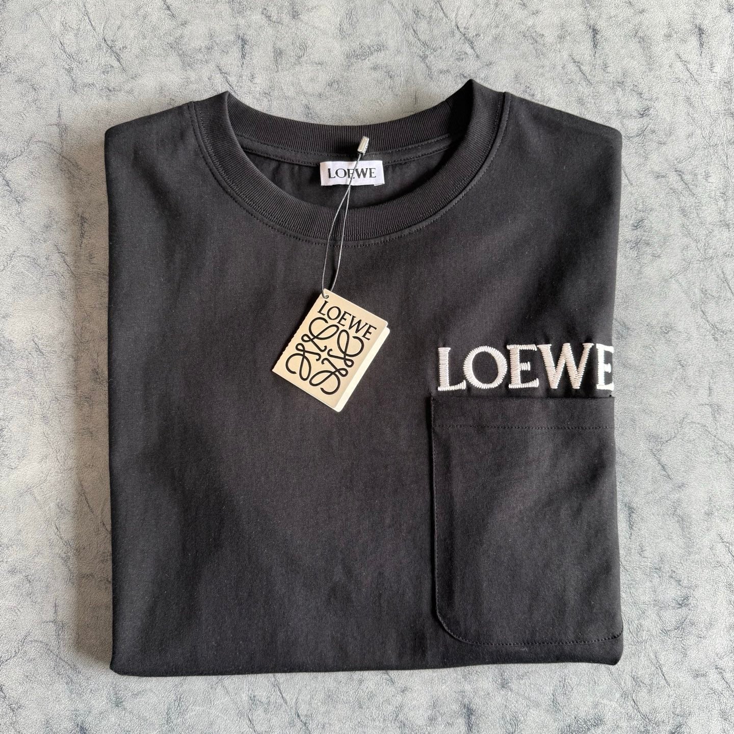 Loewe SS26 Chest-pocket Logo T-shirt Cotton 350465