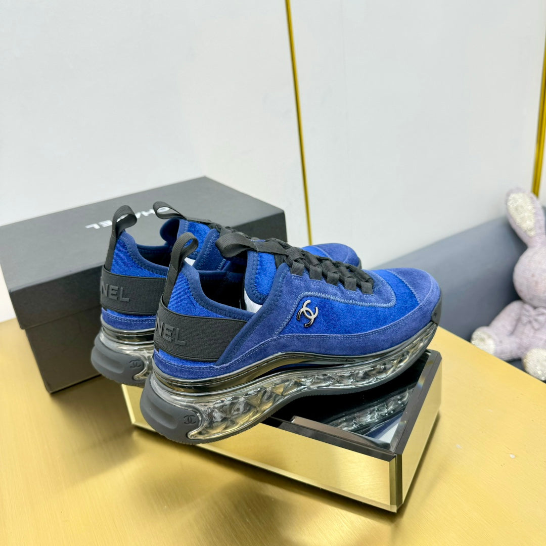 CC 26s Clear Sole Sneakers Blue Velvet 139962