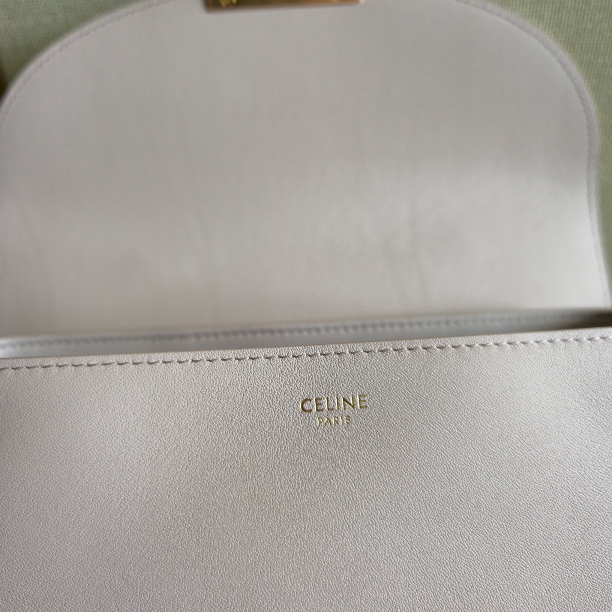 Celine Medium Nino Bag 25.5 Light Pink Grained Calfskin