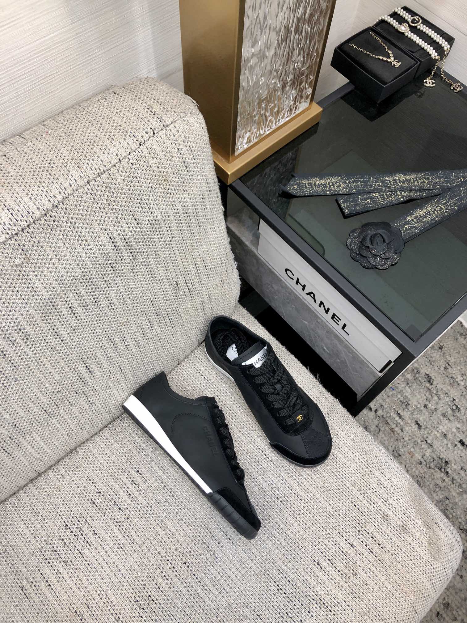 CC Sneake Black Cowhide
