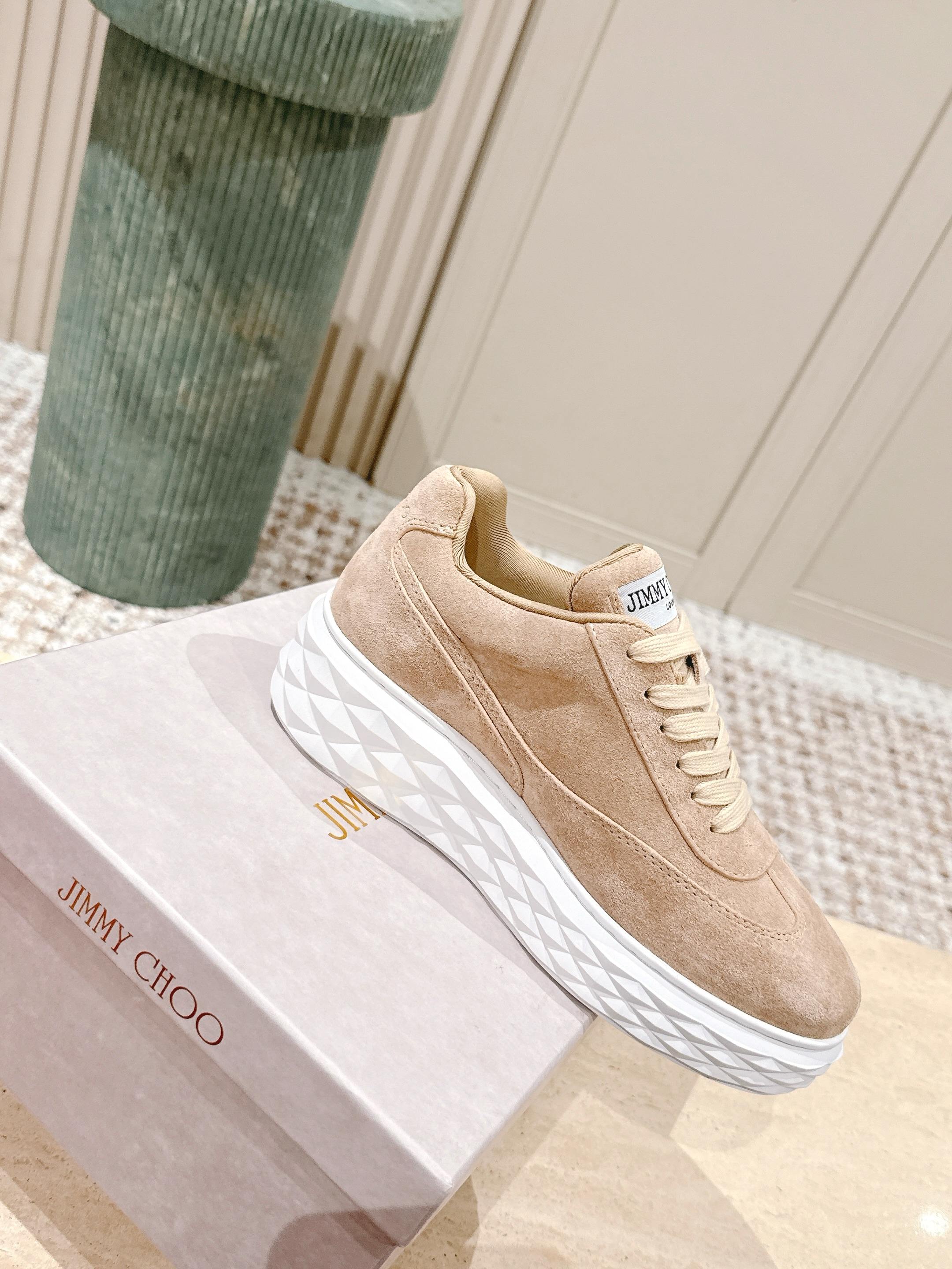 Jimmy JC x Malbon Diamond Maxi Sneaker Beige Suede Rubber 431883