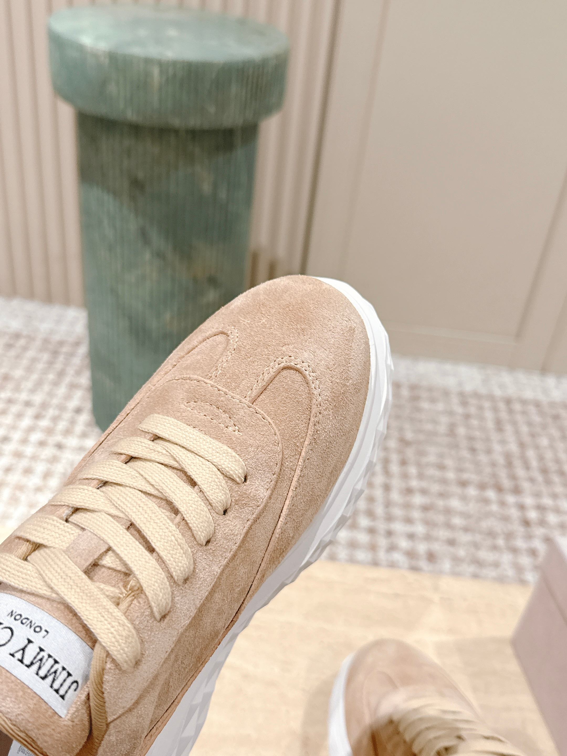 Jimmy JC x Malbon Diamond Maxi Sneaker Beige Suede Rubber 431883