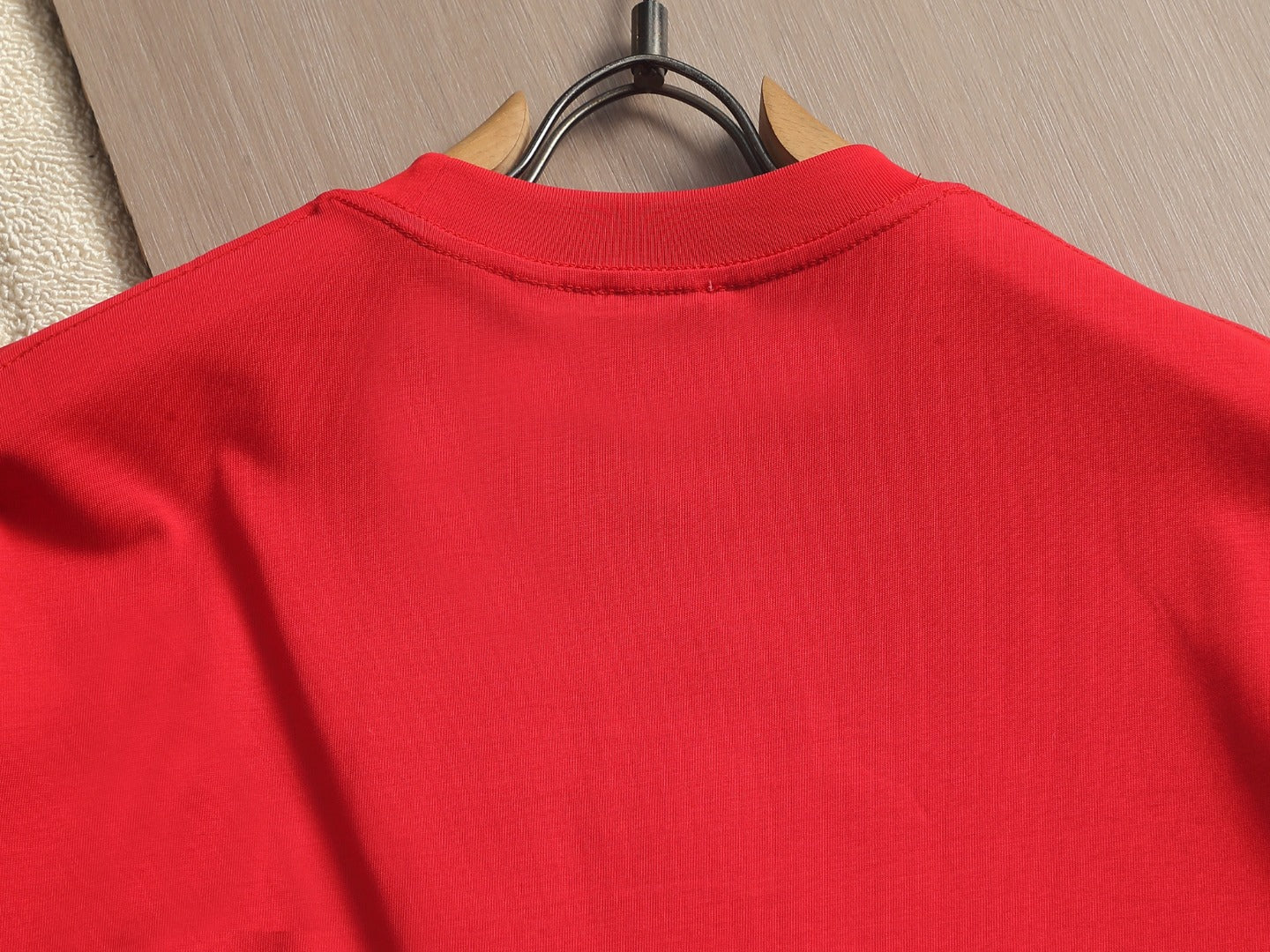 Burberry Men Oversized T-Shirt Red Cotton
