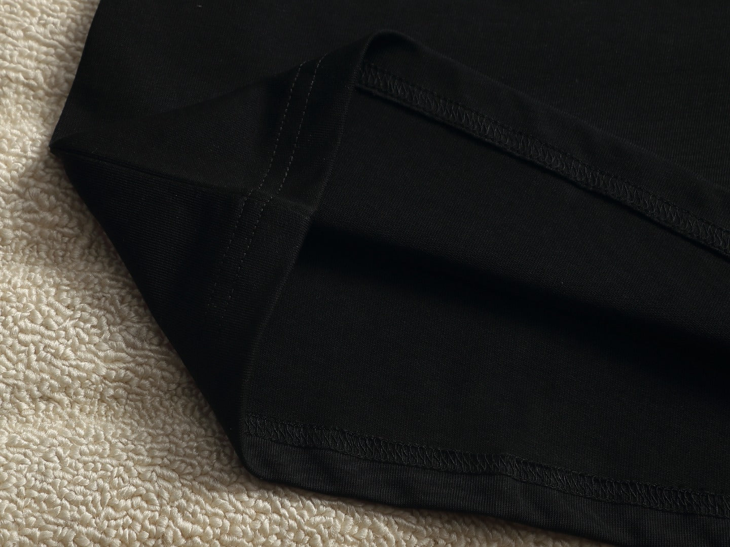 Fendi Men Oversized T-Shirt Black Cotton