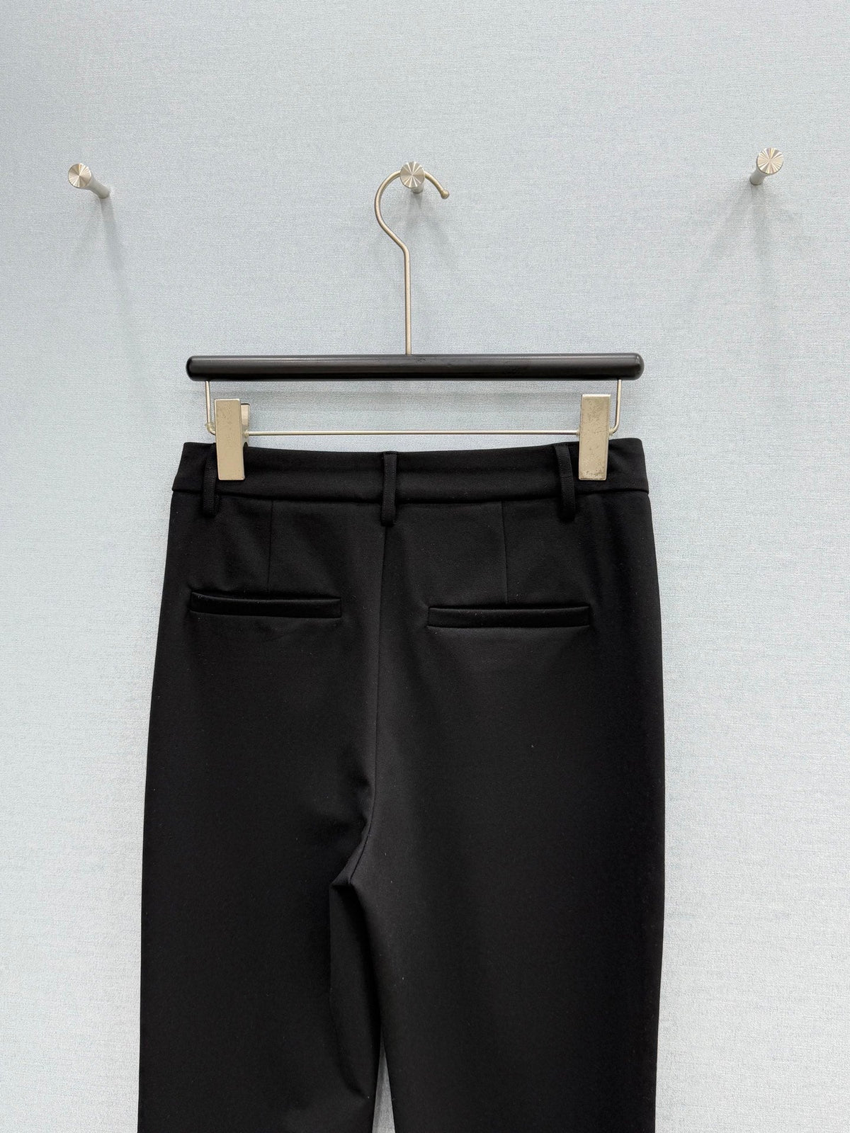 Celine 26S Black Gold Sulky Logo Flare Pants 428376