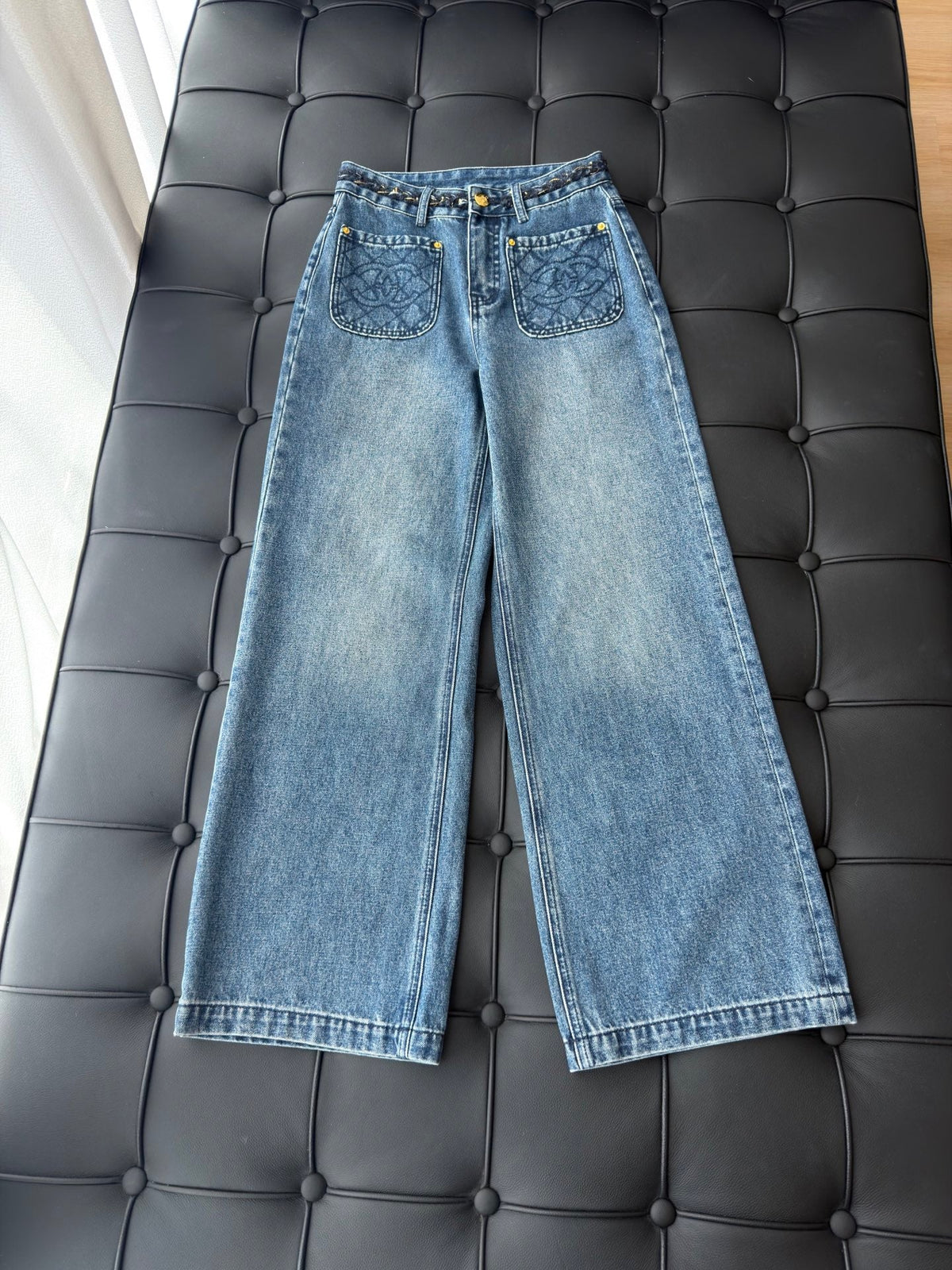 Chanel 2026 Jeans Blue Denim Cotton 435473