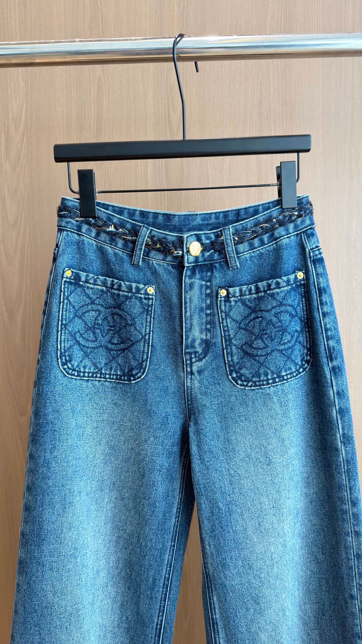 Chanel 2026 Jeans Blue Denim Cotton 435473